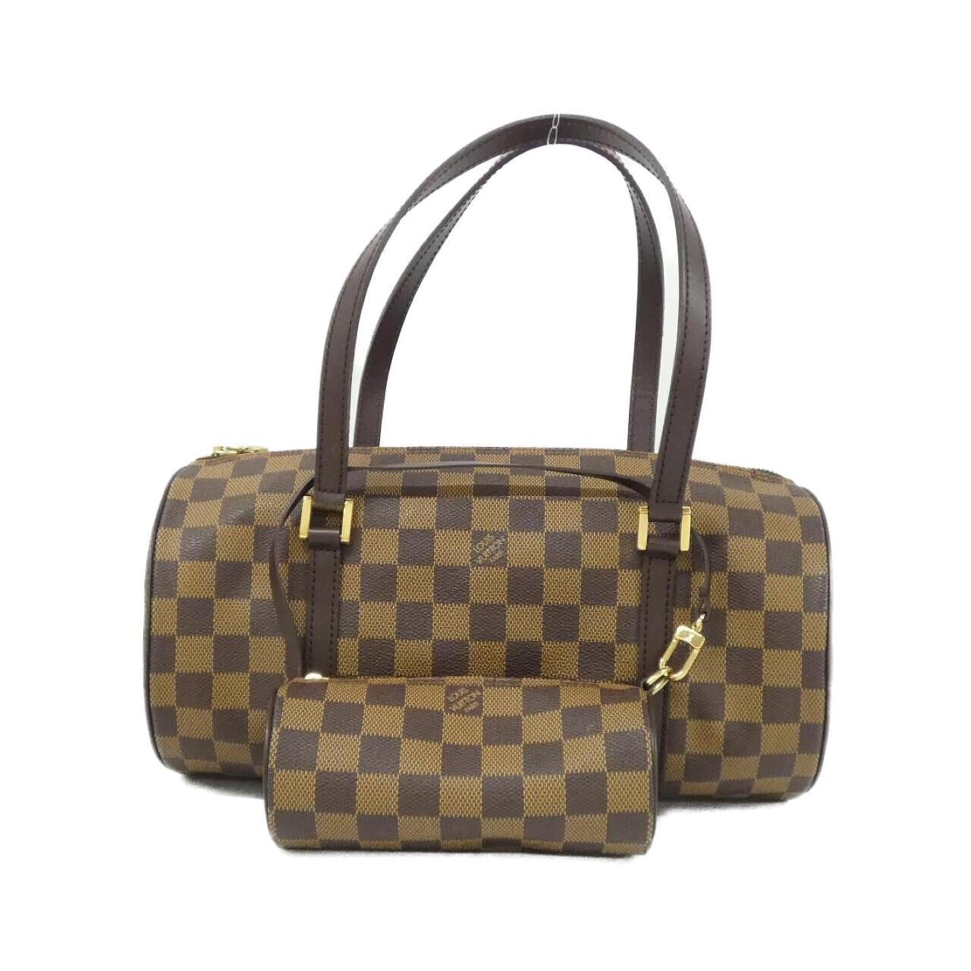 Louis Vuitton Ebene Coated Canvas Handbag Pouch (Pre-Owned)