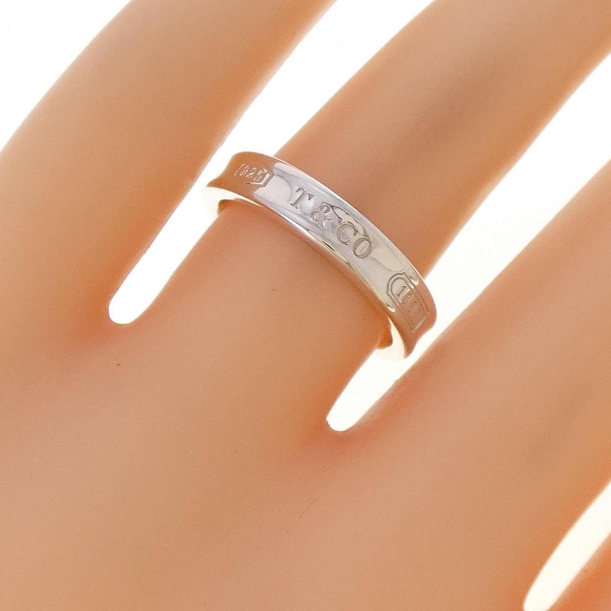 Tiffany Silver 925 Band Ring (Pre-Owned)