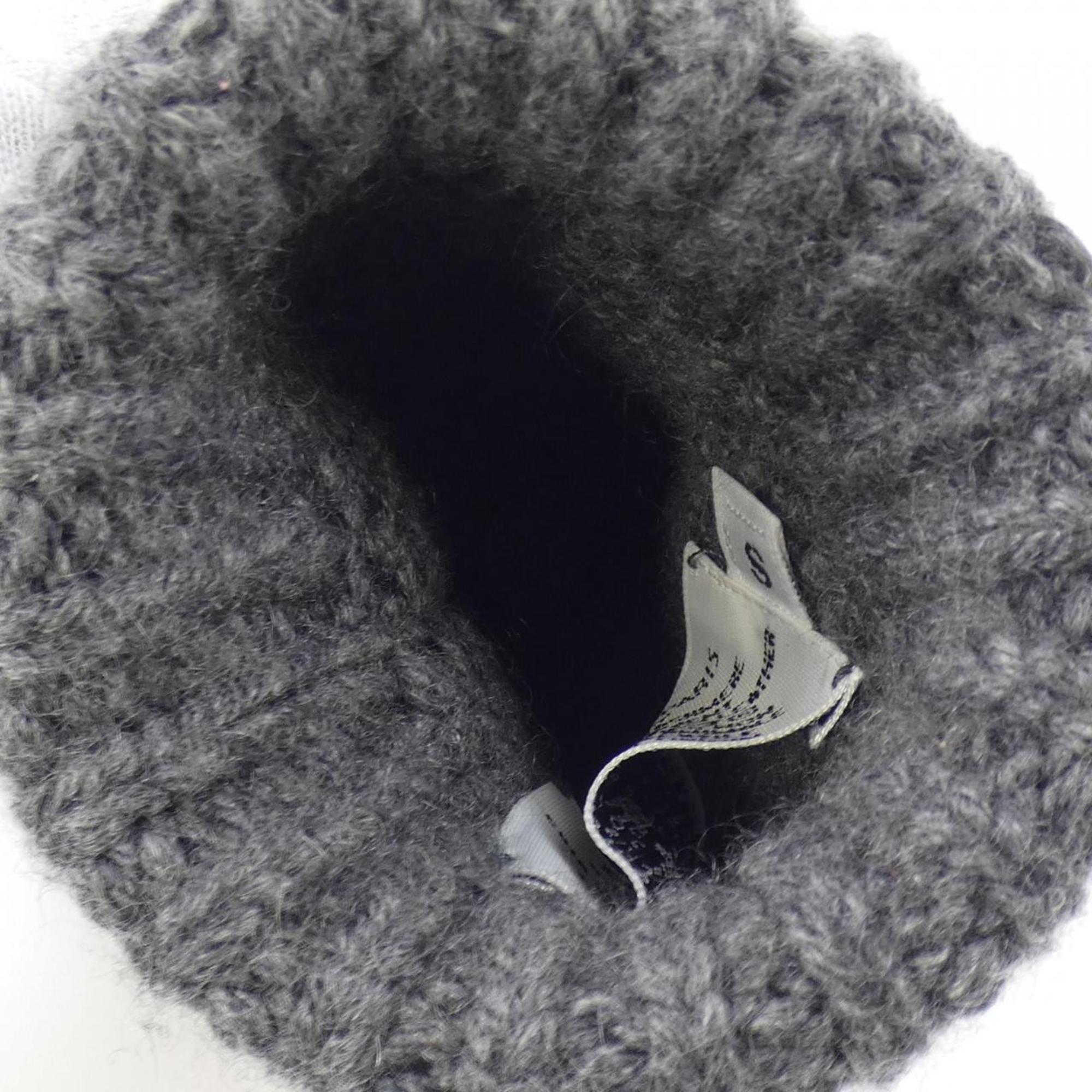 Hermes Gray Cashmere Warm Gloves (Pre-Owned)