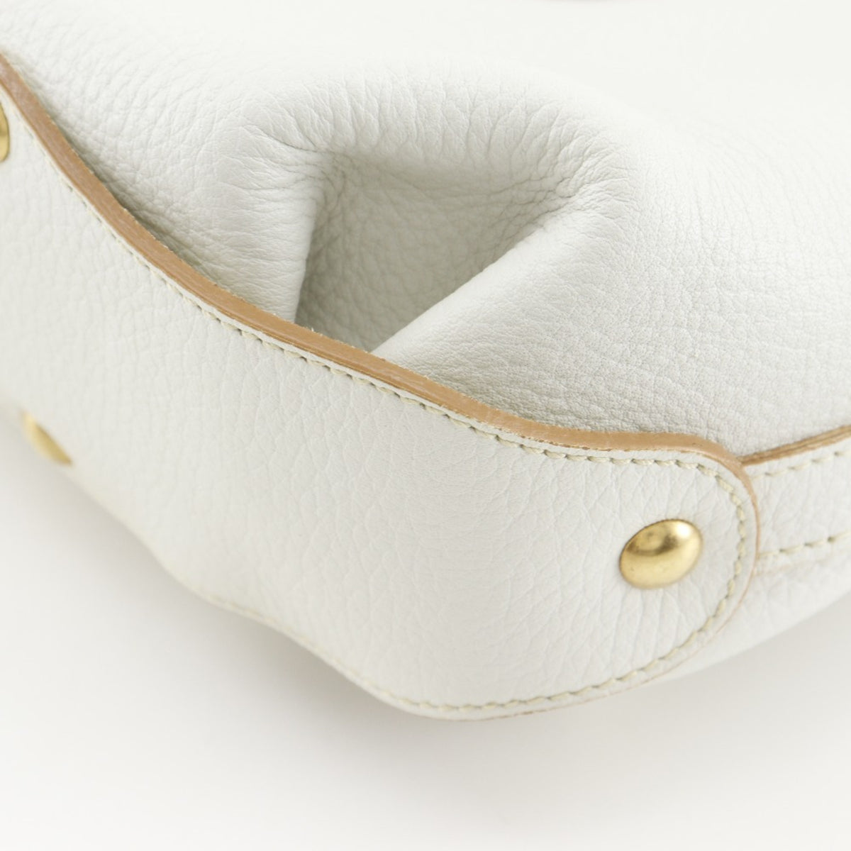 Salvatore Ferragamo White Leather Tote Bag (Pre-Owned)