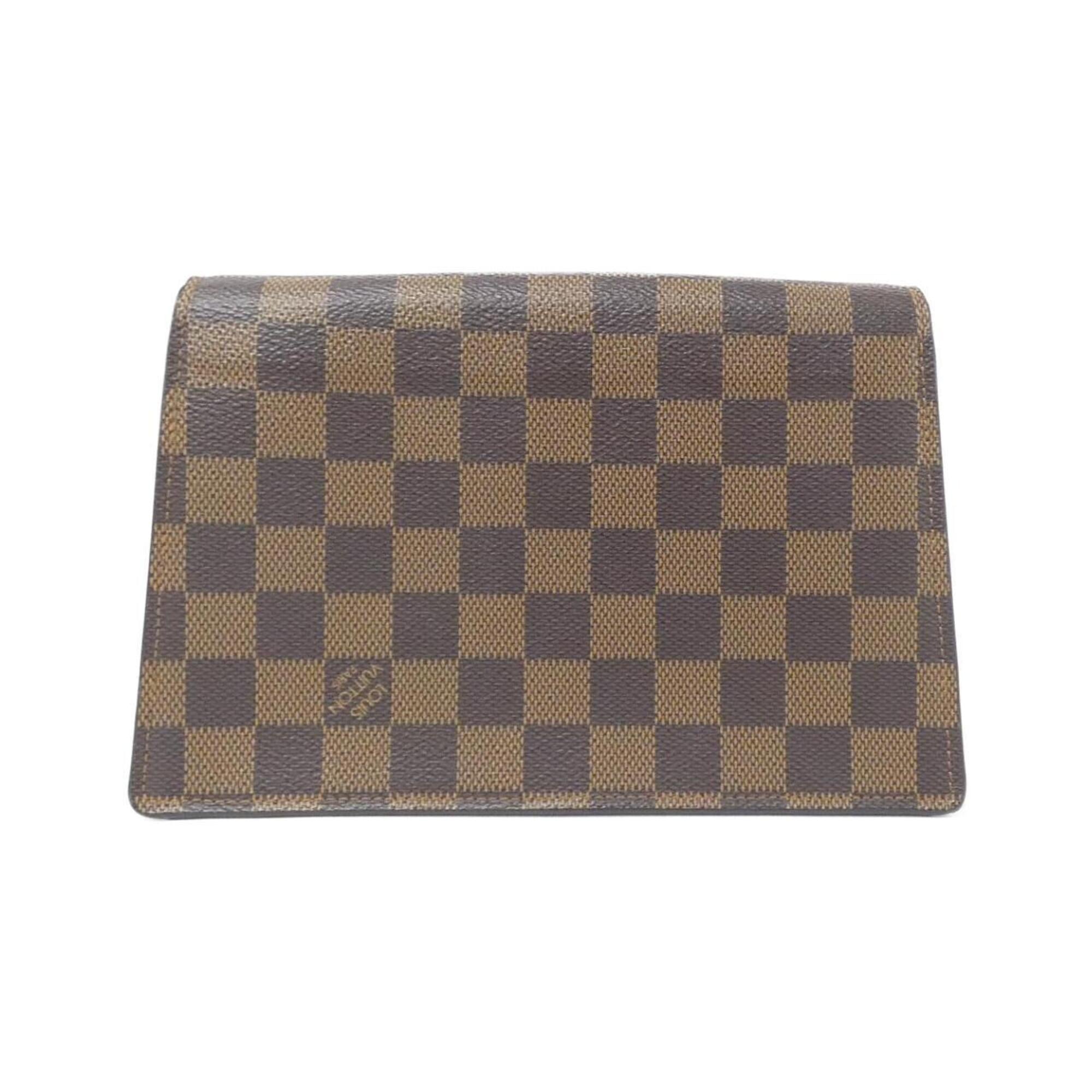 Louis Vuitton Brown Coated Canvas Chain/Shoulder Wallet (Pre-Owned)
