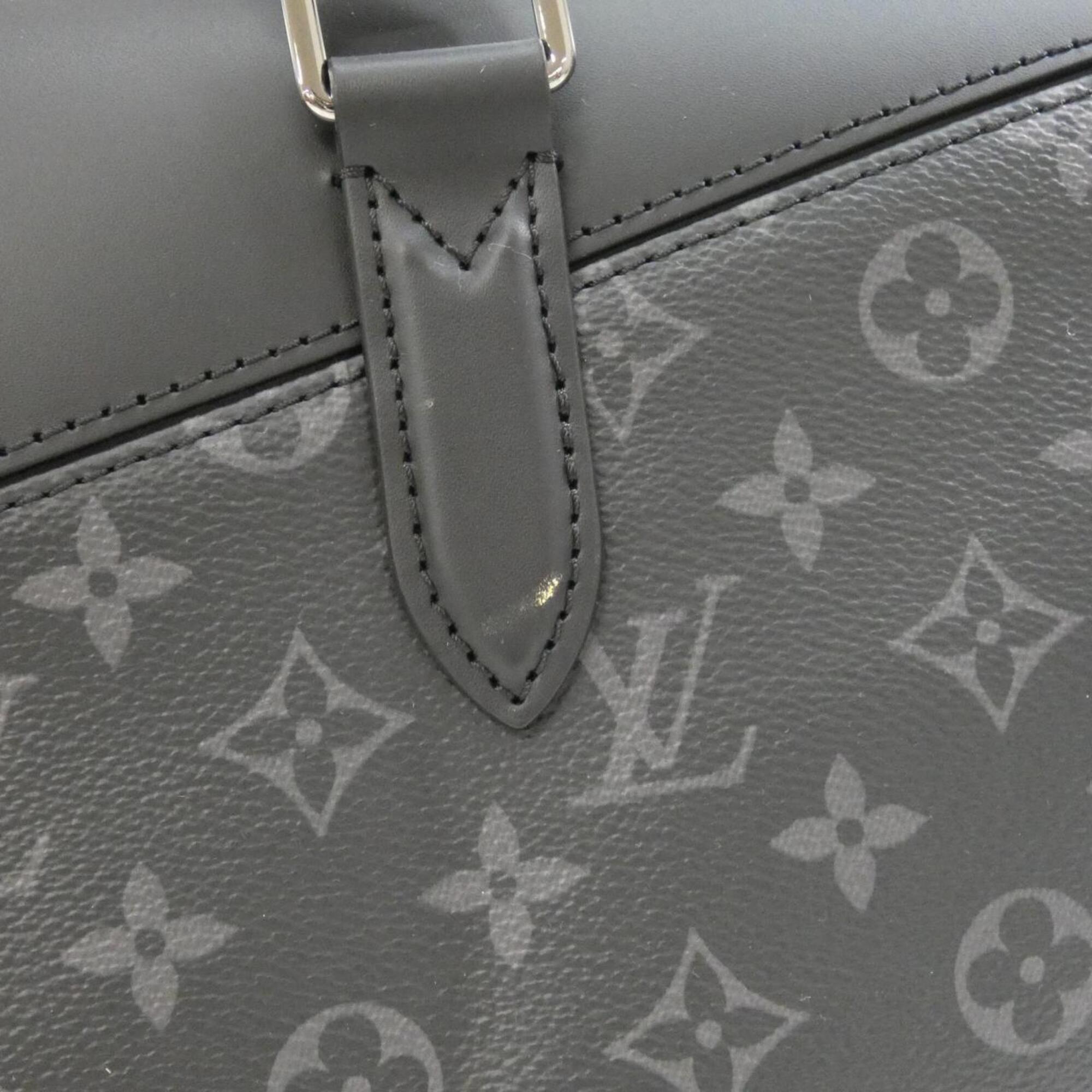 Louis Vuitton Monogram Eclipse Black Monogram Eclipse Monogram Eclipse Briefcase Handbag (Pre-Owned)