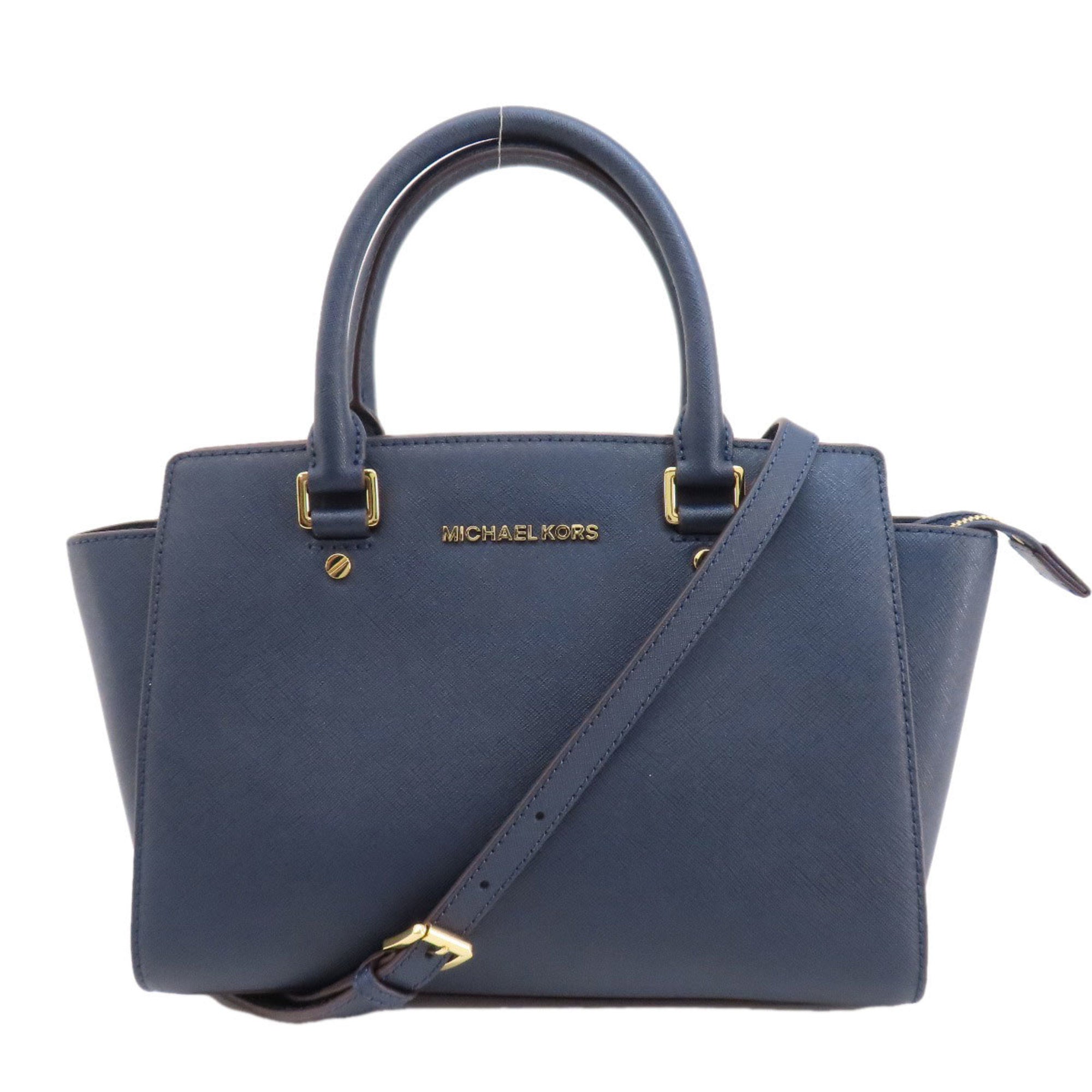 Michael Kors Navy Pvc Handbag (Pre-Owned)