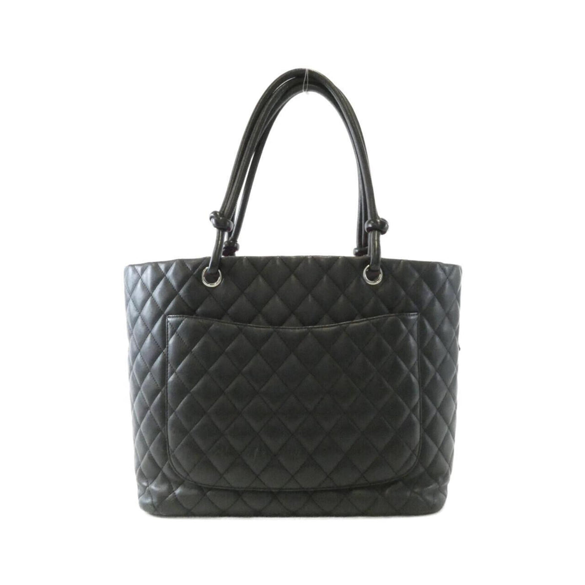 Chanel Black Leather Handbag (Pre-Owned)