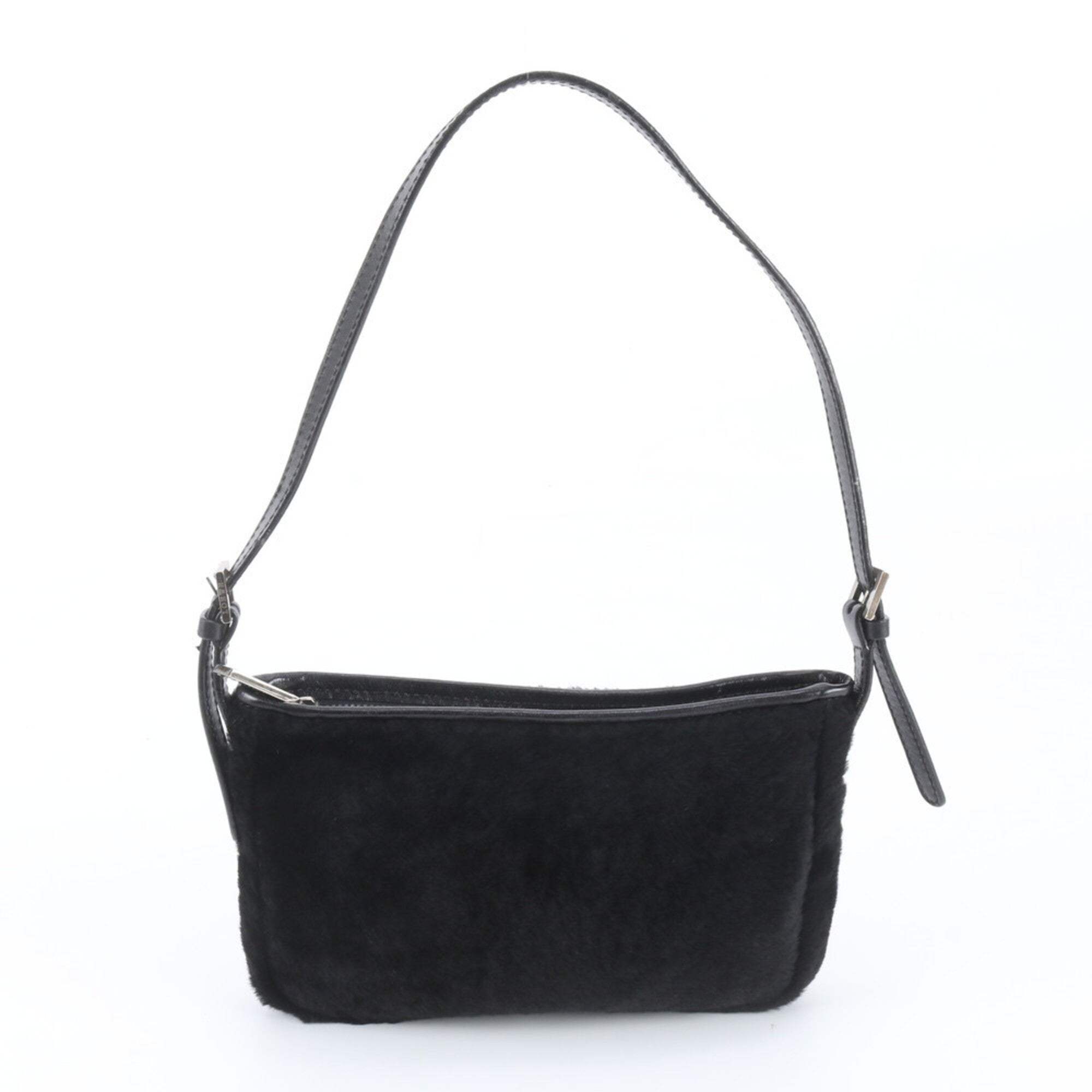 Loewe Black Leather Handbag Shoulder Bag Tote Bag (Pre-Owned)