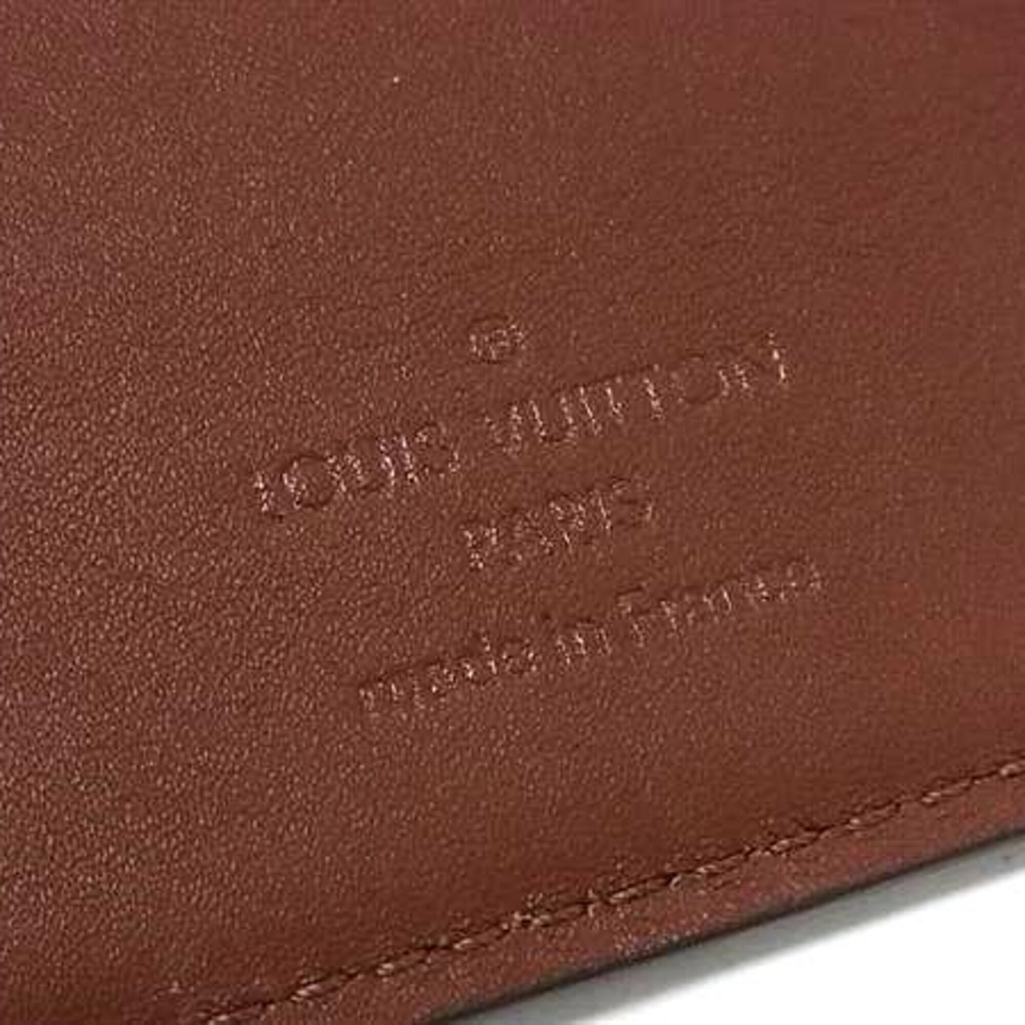 Louis Vuitton Ombre Acajou Brown Cuir Ombre Leather Long Wallet (Bi-Fold) (Pre-Owned)