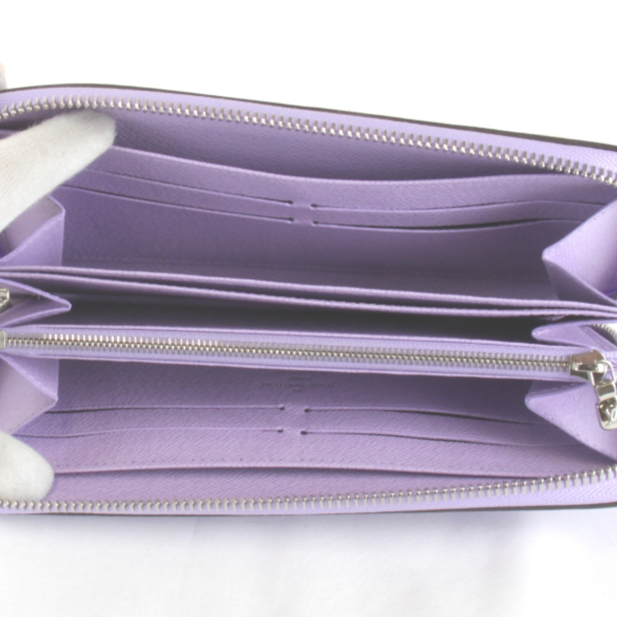 Louis Vuitton Purple Epi Leather Long Wallet (Bi-Fold) (Pre-Owned)