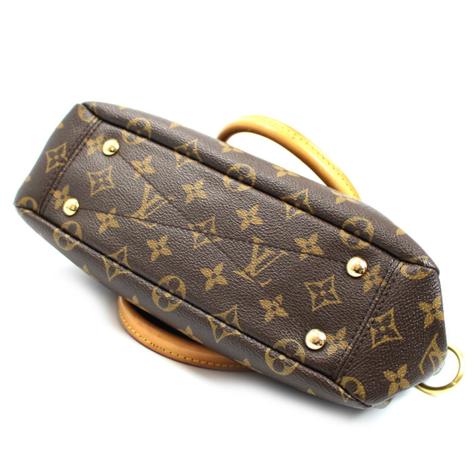 Louis Vuitton Brown Red Color Monogram Shoulder Bag (Pre-Owned)