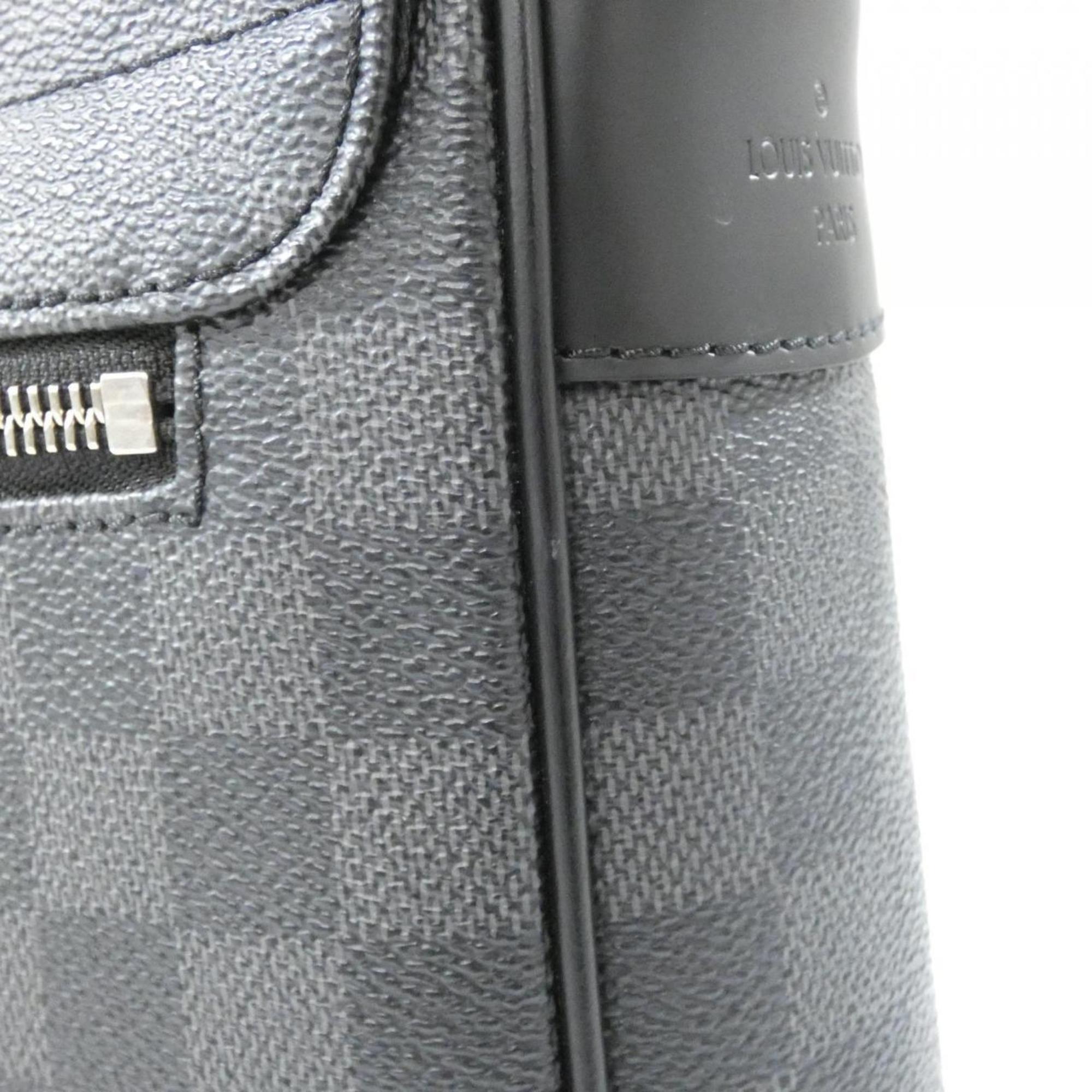 Louis Vuitton Graphite Coated Canvas Shoulder Bag (Pre-Owned)