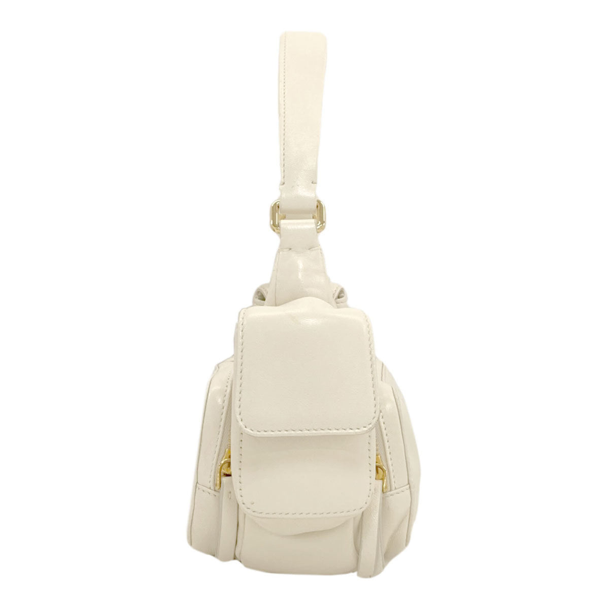 Miu Miu White Leather Handbag (Pre-Owned)