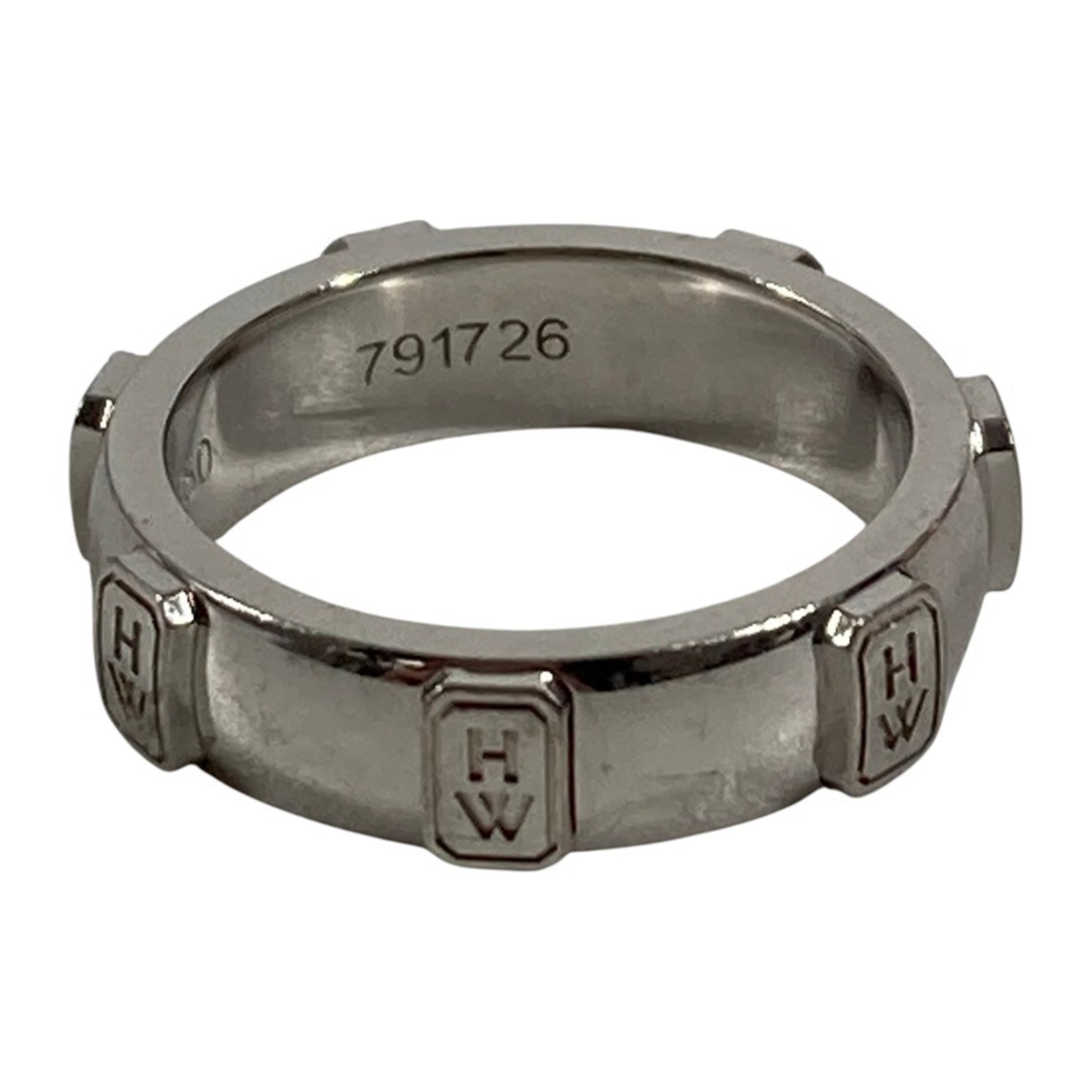 Harry Winston Silver Band Ring (Pre-Owned)
