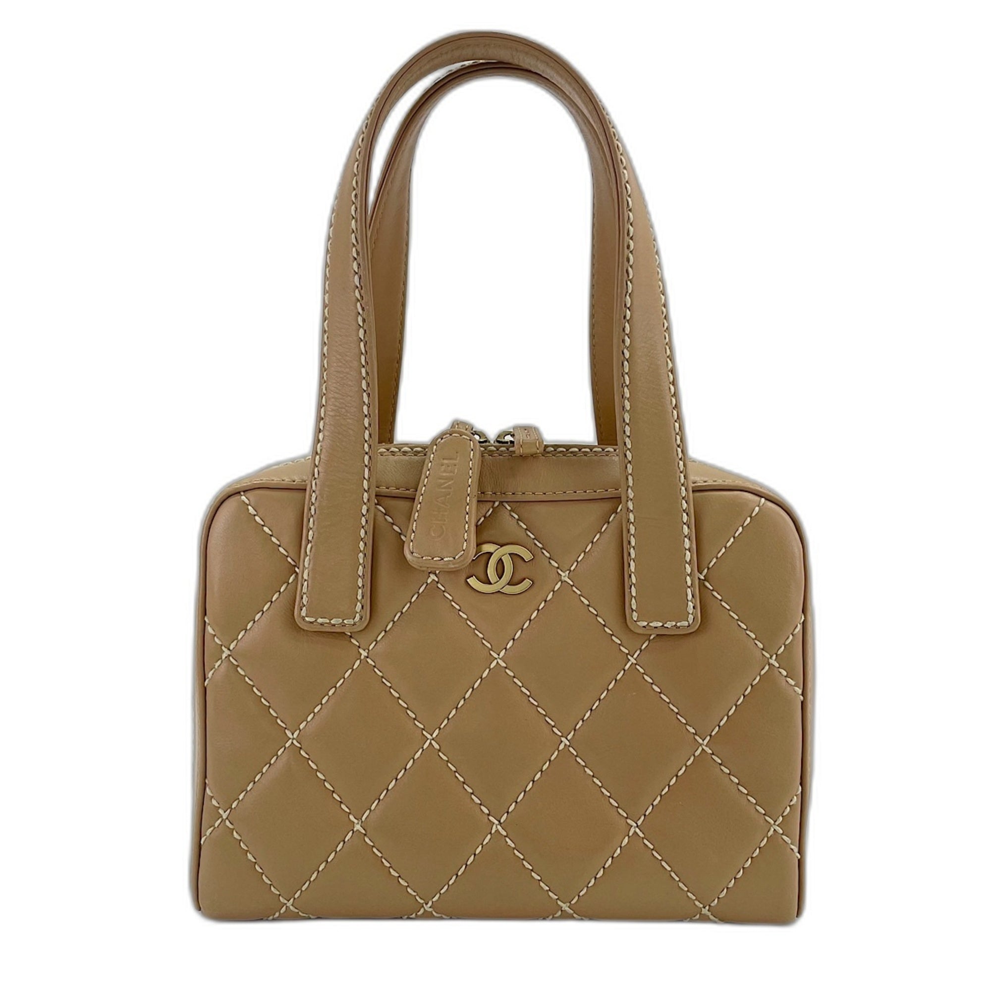 Chanel Beige Handbag (Pre-Owned)