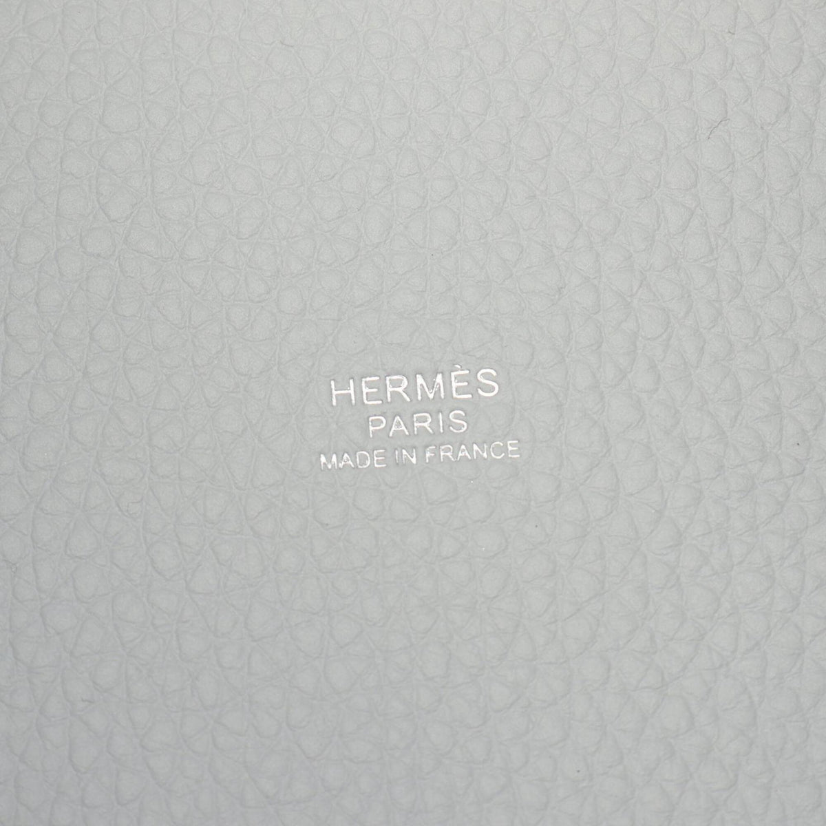 Hermes Blue Taurillon Clemence Leather Handbag (Pre-Owned)