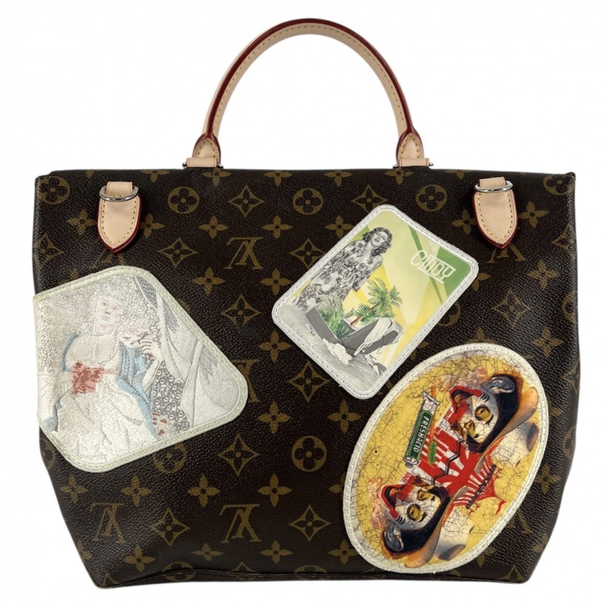 Louis Vuitton Brown Monogram Canvas Handbag Shoulder Bag (Pre-Owned)