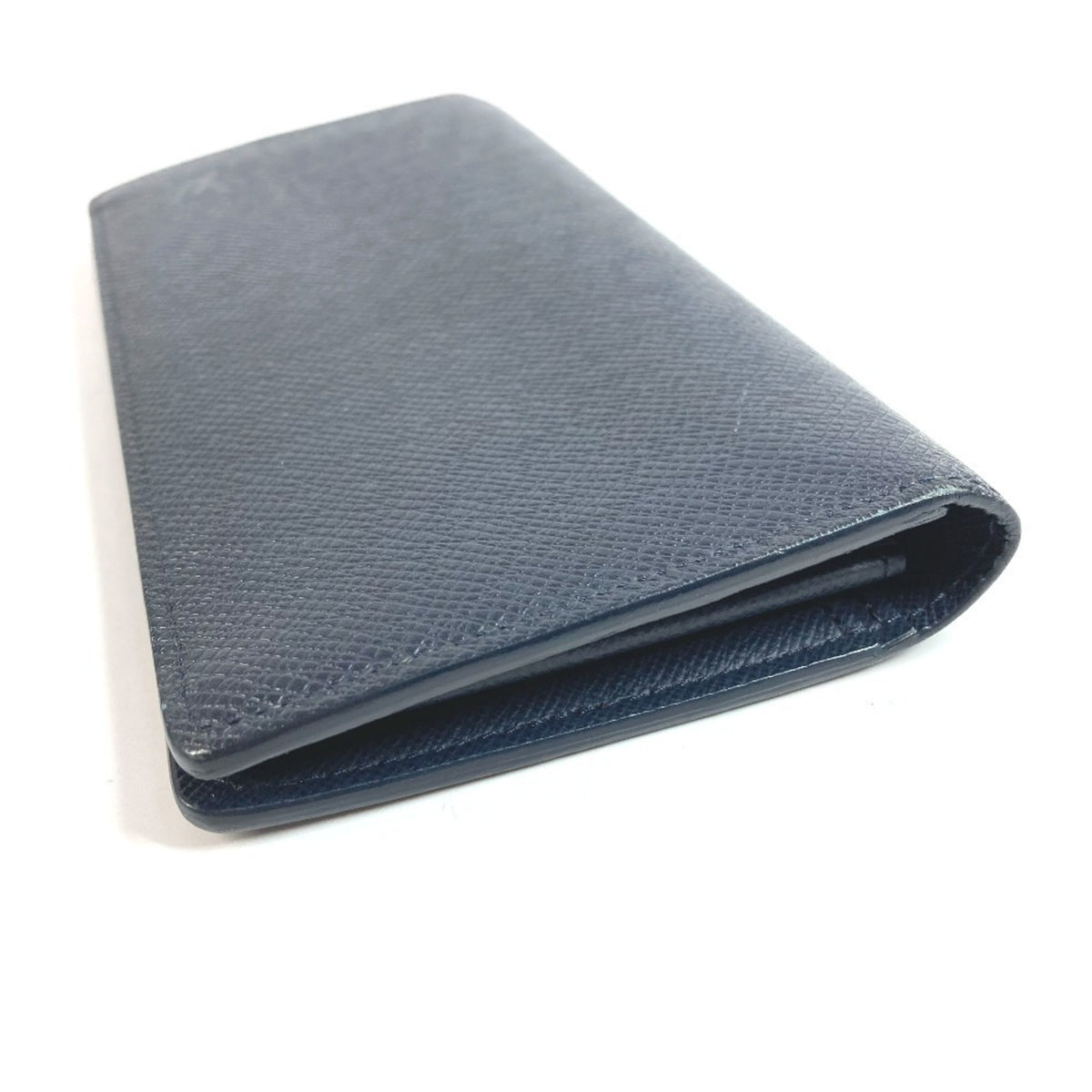 Louis Vuitton Blue Ocean Taiga Leather Leather Long Wallet (Bi-Fold) (Pre-Owned)