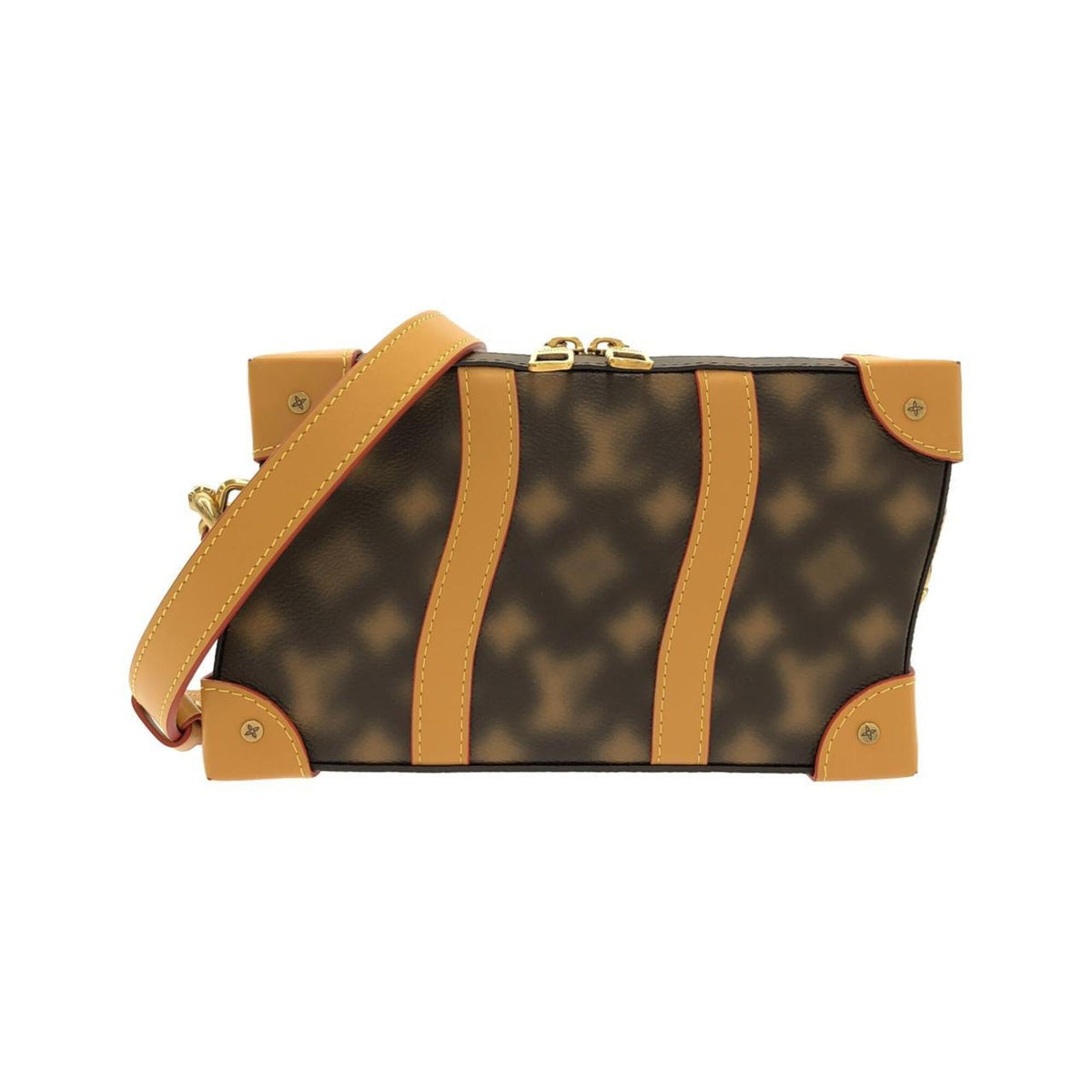 Louis Vuitton Brown Coated Canvas Shoulder Bag (Pre-Owned)