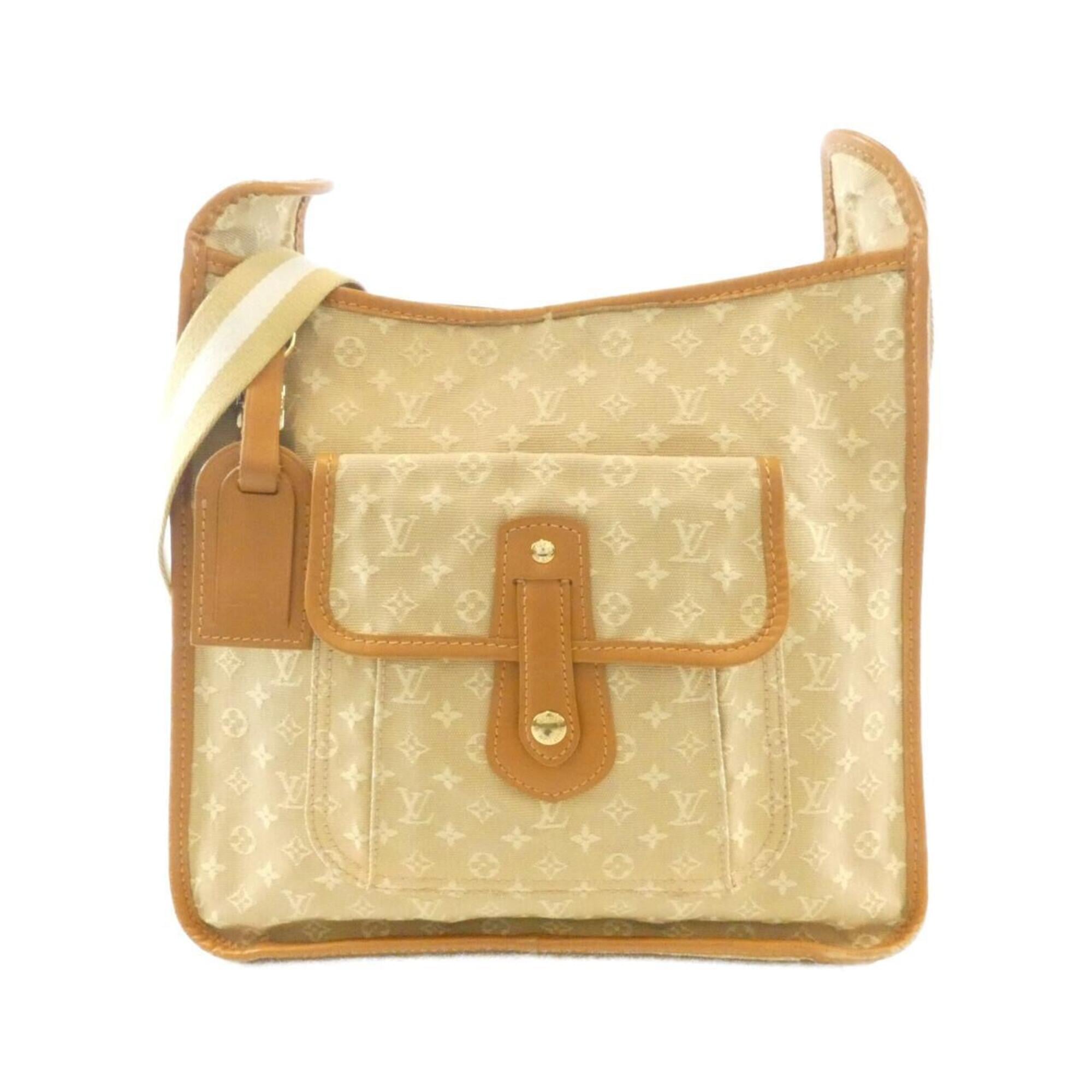 Louis Vuitton Beige Canvas Shoulder Bag (Pre-Owned)