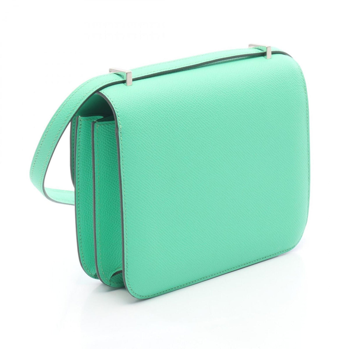 Hermes Green Epsom Leather Handbag Shoulder Bag (Pre-Owned)
