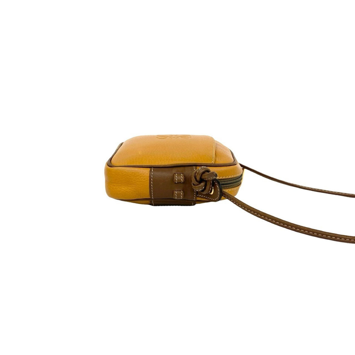 Loewe Brown Camel Leather Pochette Shoulder Bag (Pre-Owned)