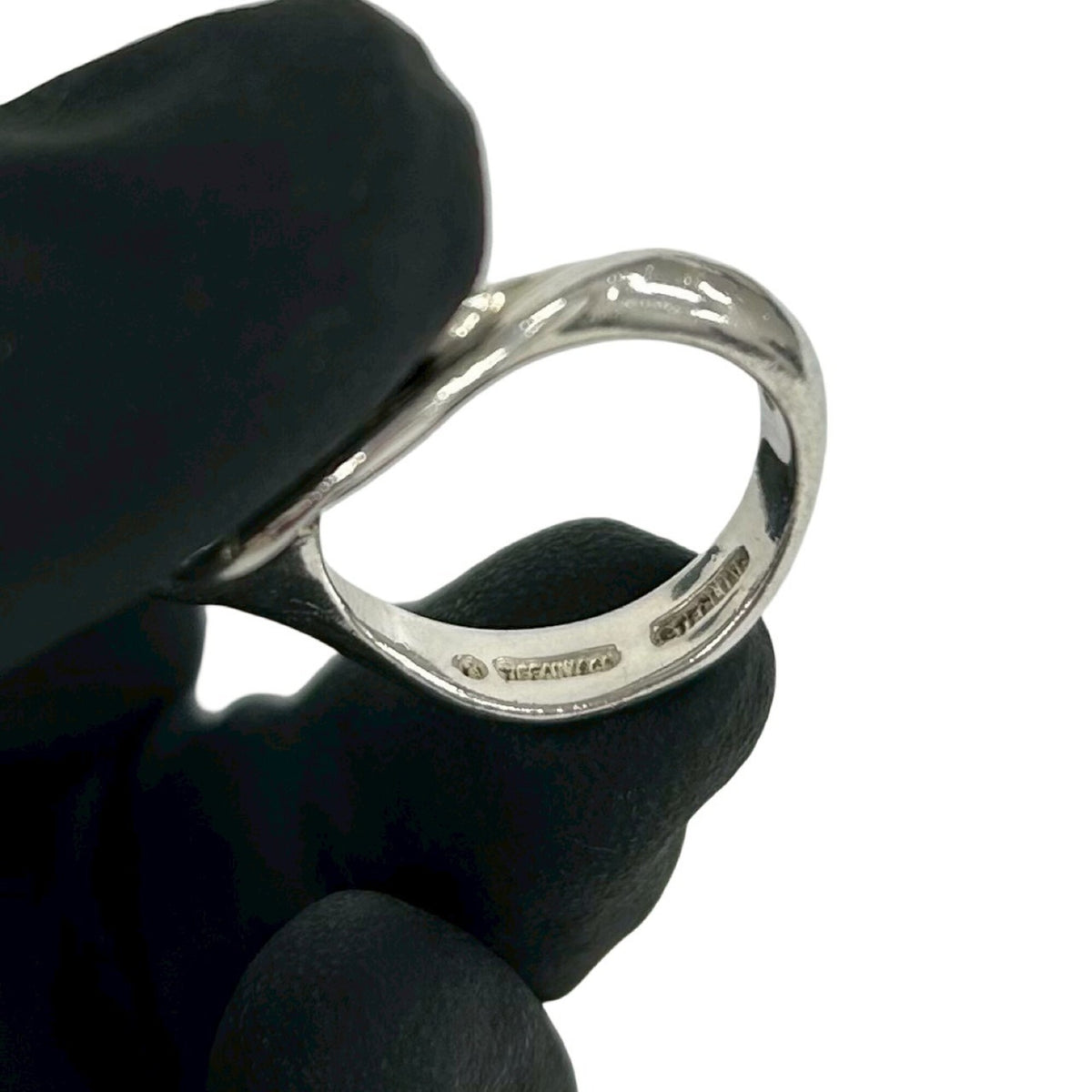 Tiffany Silver Silver 925 Band Ring (Pre-Owned)