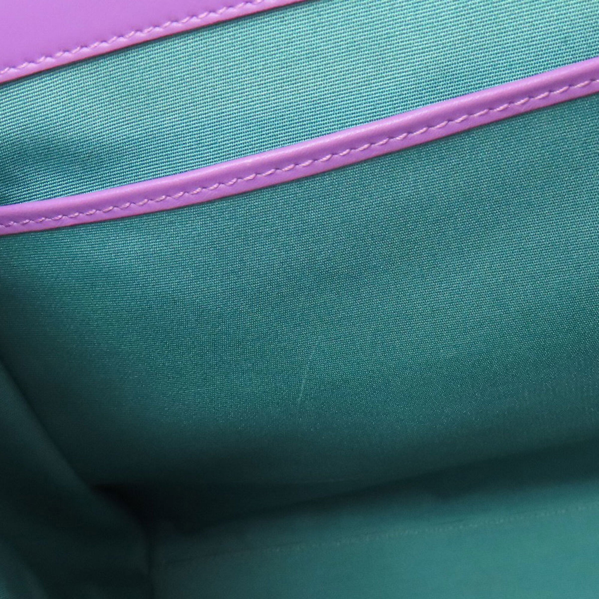 Bvlgari Pink Purple Leather Tote Bag (Pre-Owned)