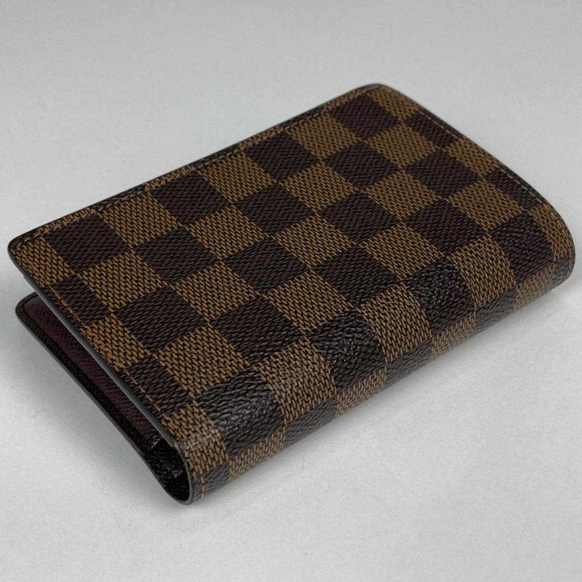 Louis Vuitton Damier Brown Damier Canvas Wallet (Bi-Fold) (Pre-Owned)