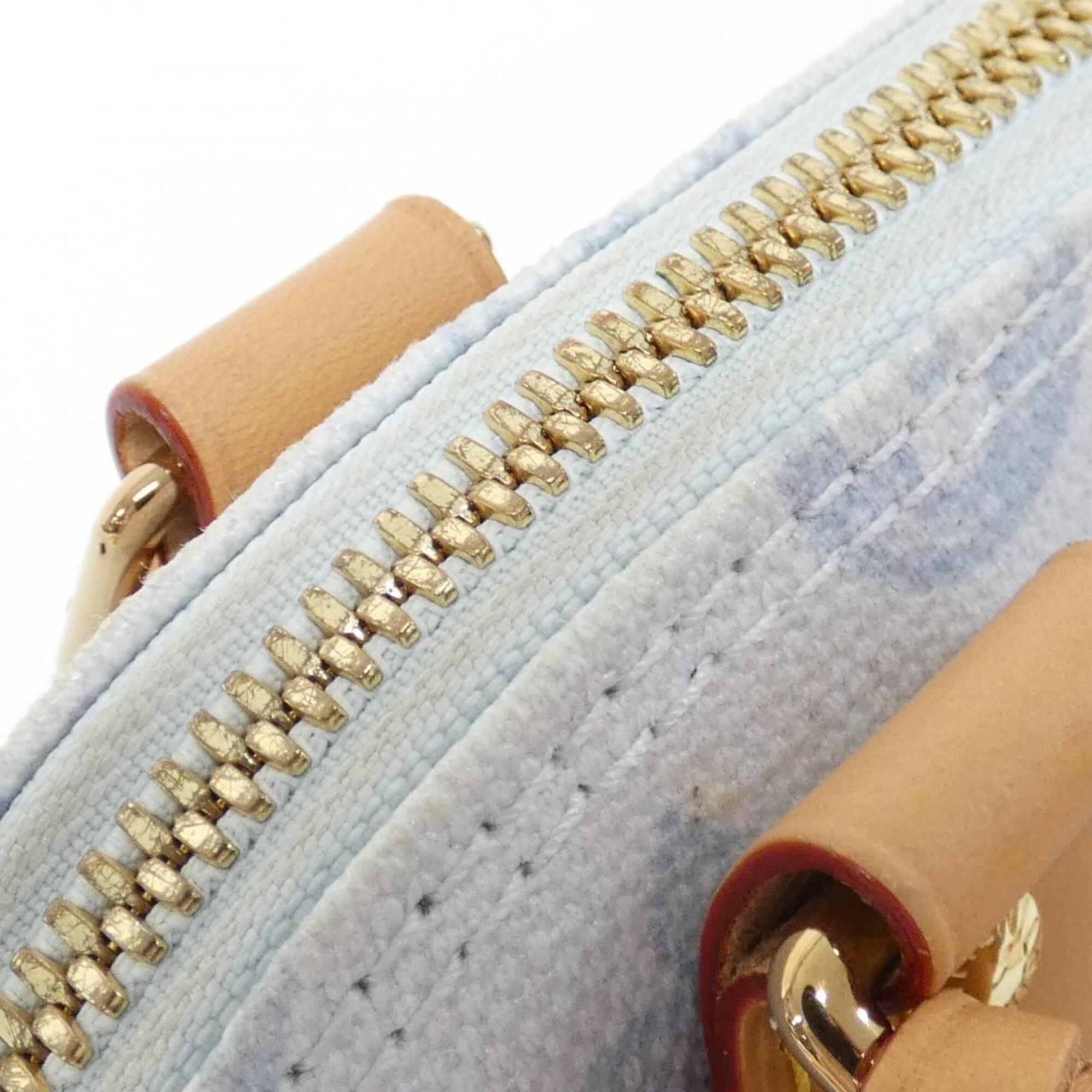 Louis Vuitton Monogram Blue Coated Canvas Handbag (Pre-Owned)
