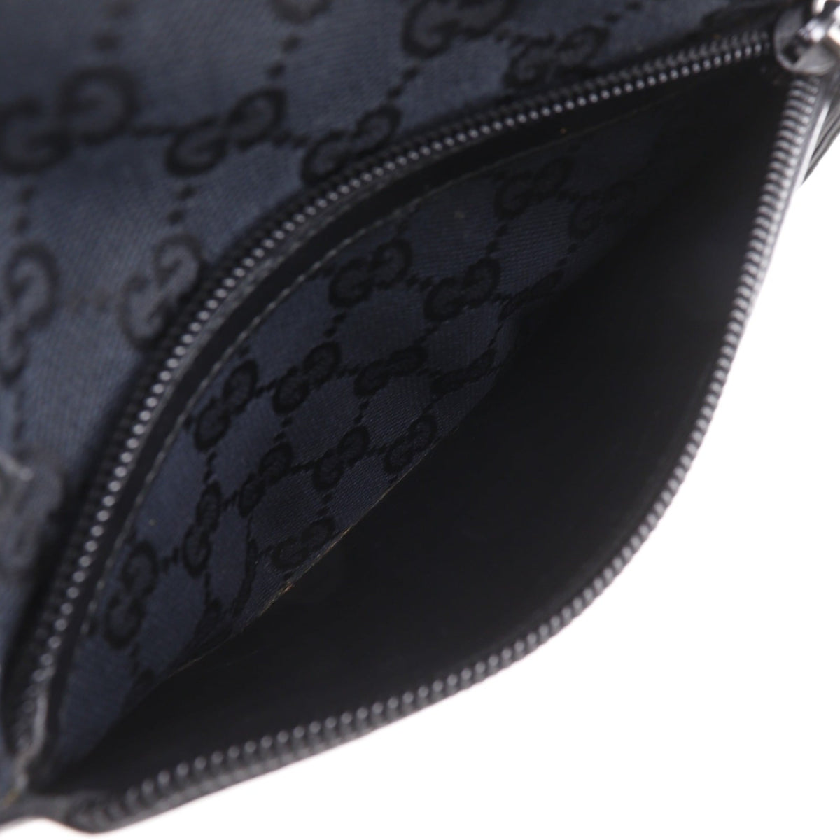 Gucci Gg Canvas Black Gg Canvas Tote Bag (Pre-Owned)