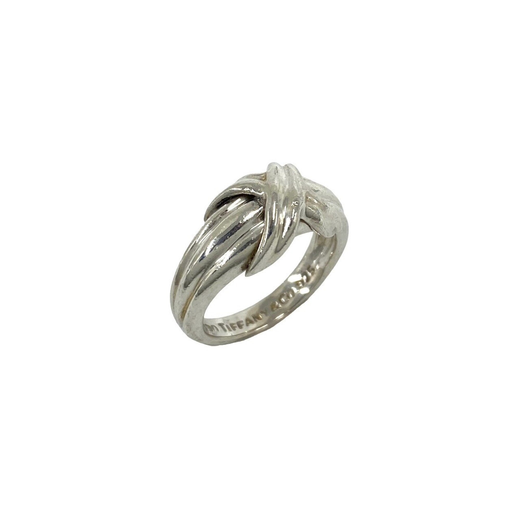 Tiffany Silver Silver 925 Band Ring (Pre-Owned)