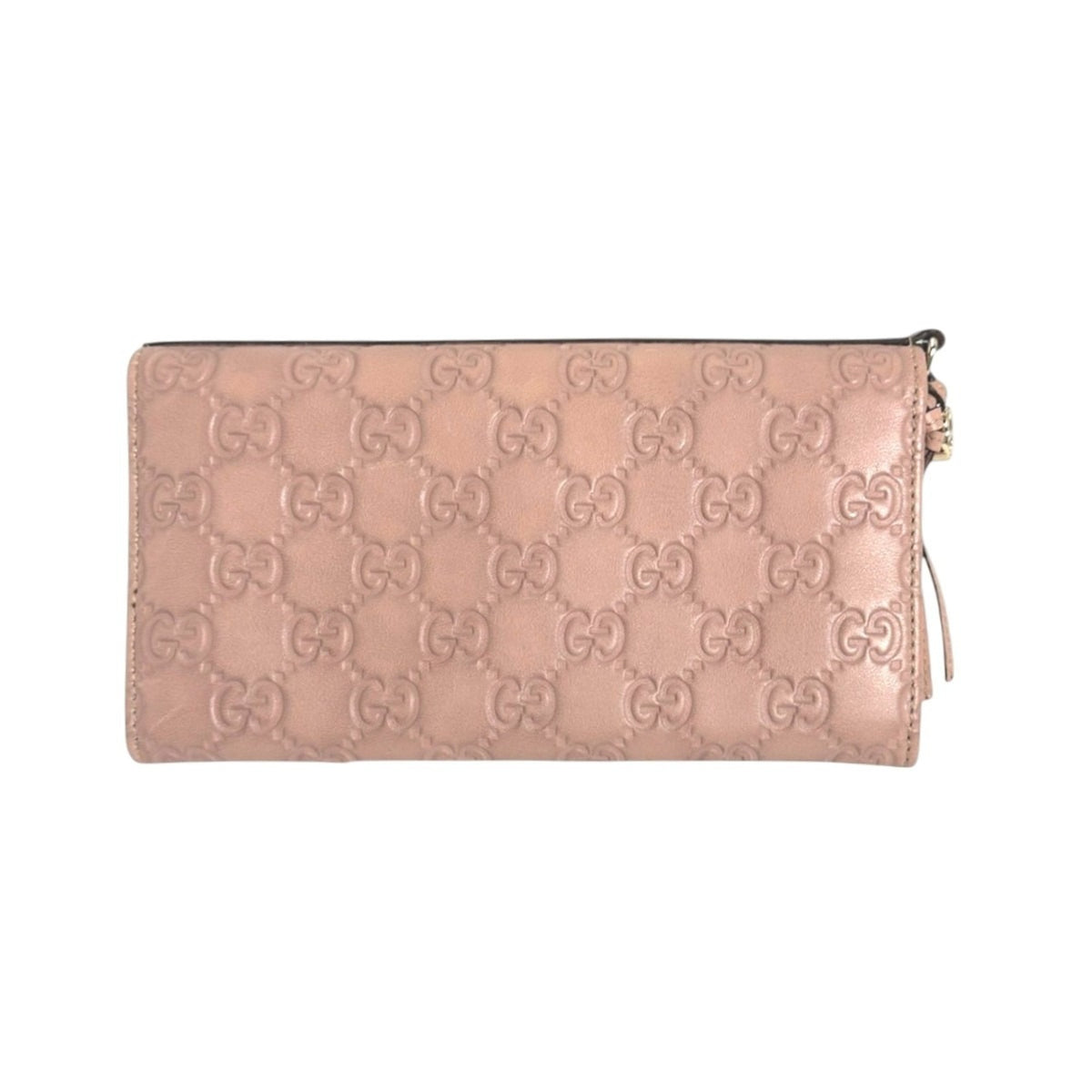 Gucci Pink Leather Wallet (Bi-Fold) (Pre-Owned)