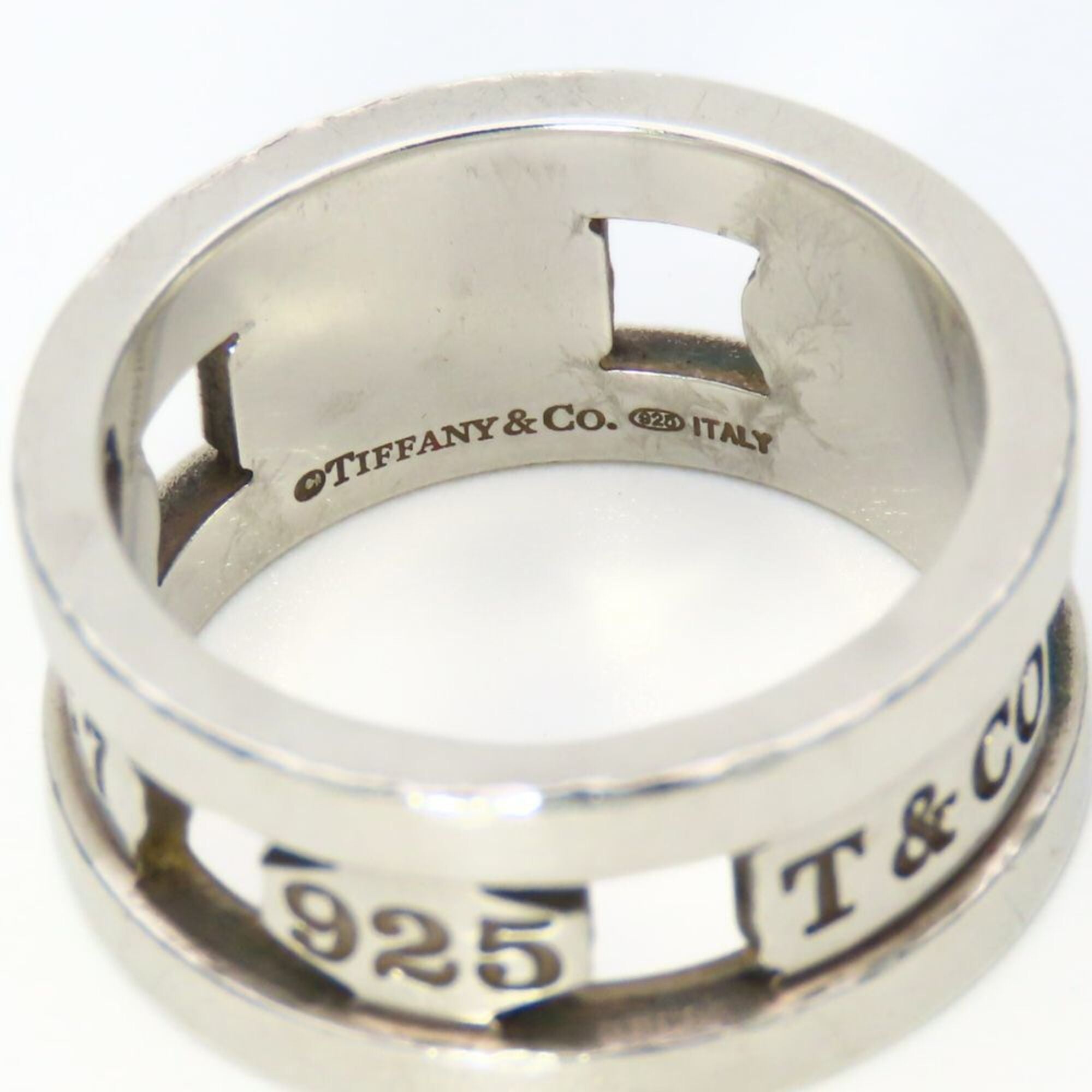 Tiffany Silver Silver 925 Band Ring (Pre-Owned)