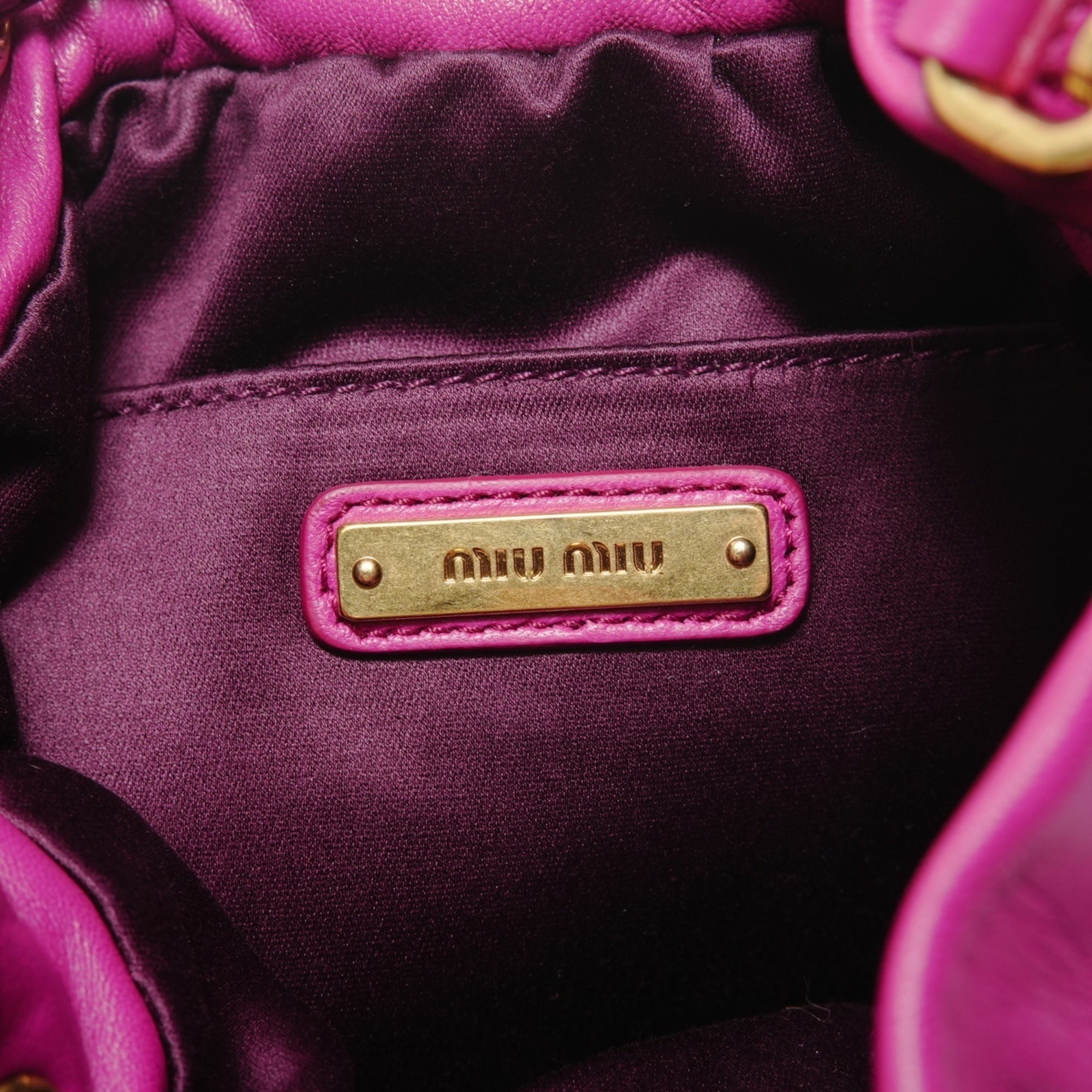 Miu Miu Purple Shoulder Bag (Pre-Owned)