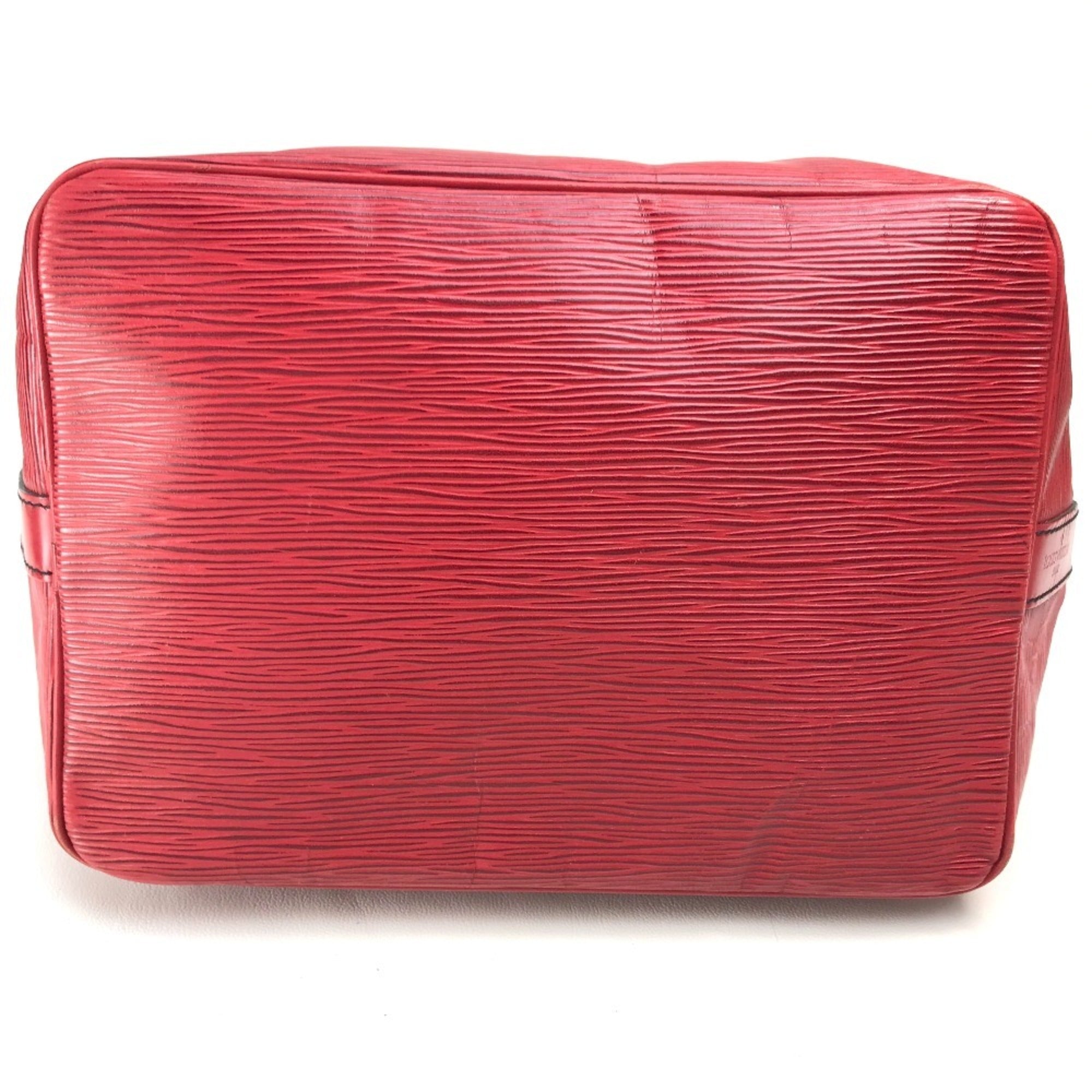 Louis Vuitton Castilian Red Red Color Epi Leather Shoulder Bag (Pre-Owned)