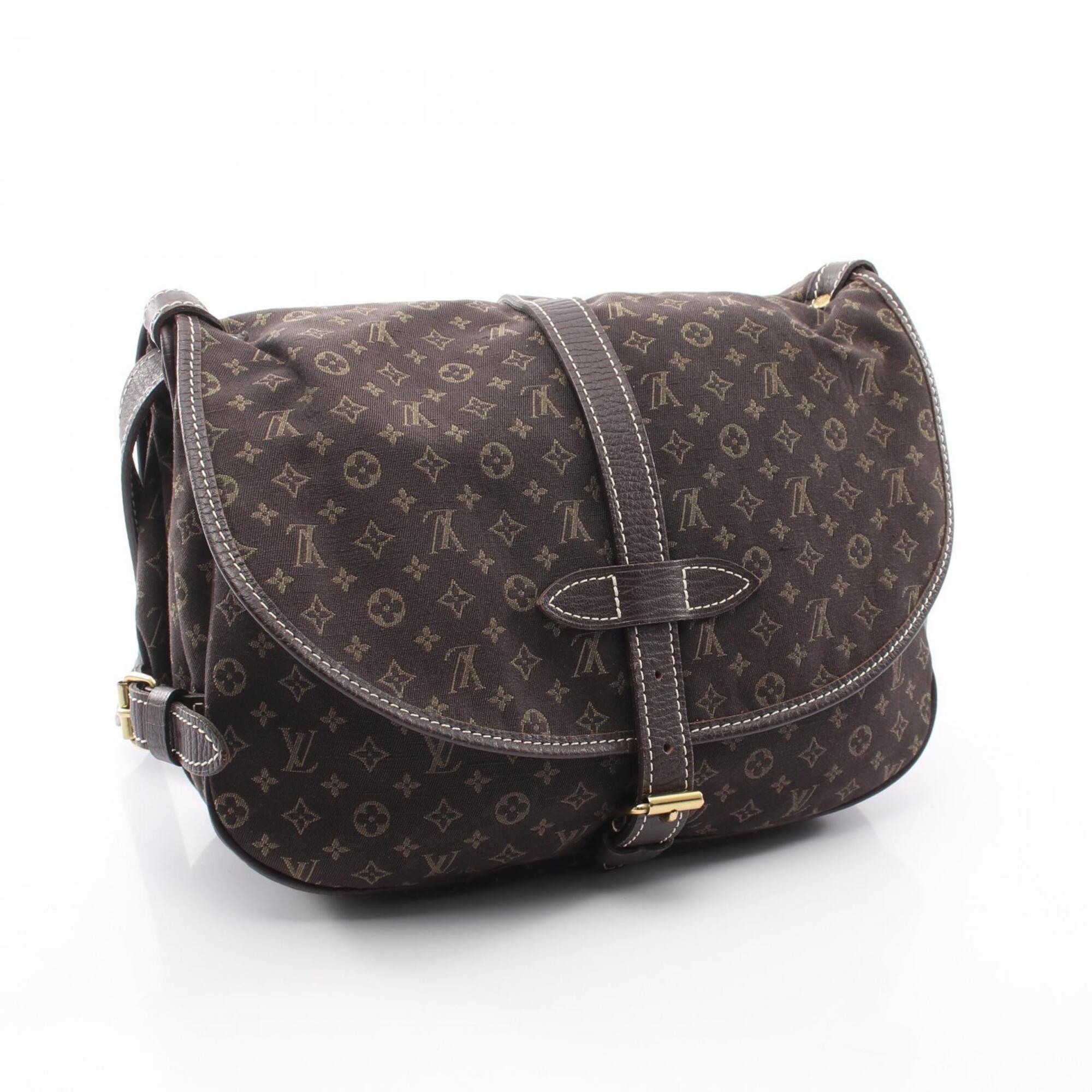 Louis Vuitton Brown Monogram Canvas Handbag Shoulder Bag (Pre-Owned)