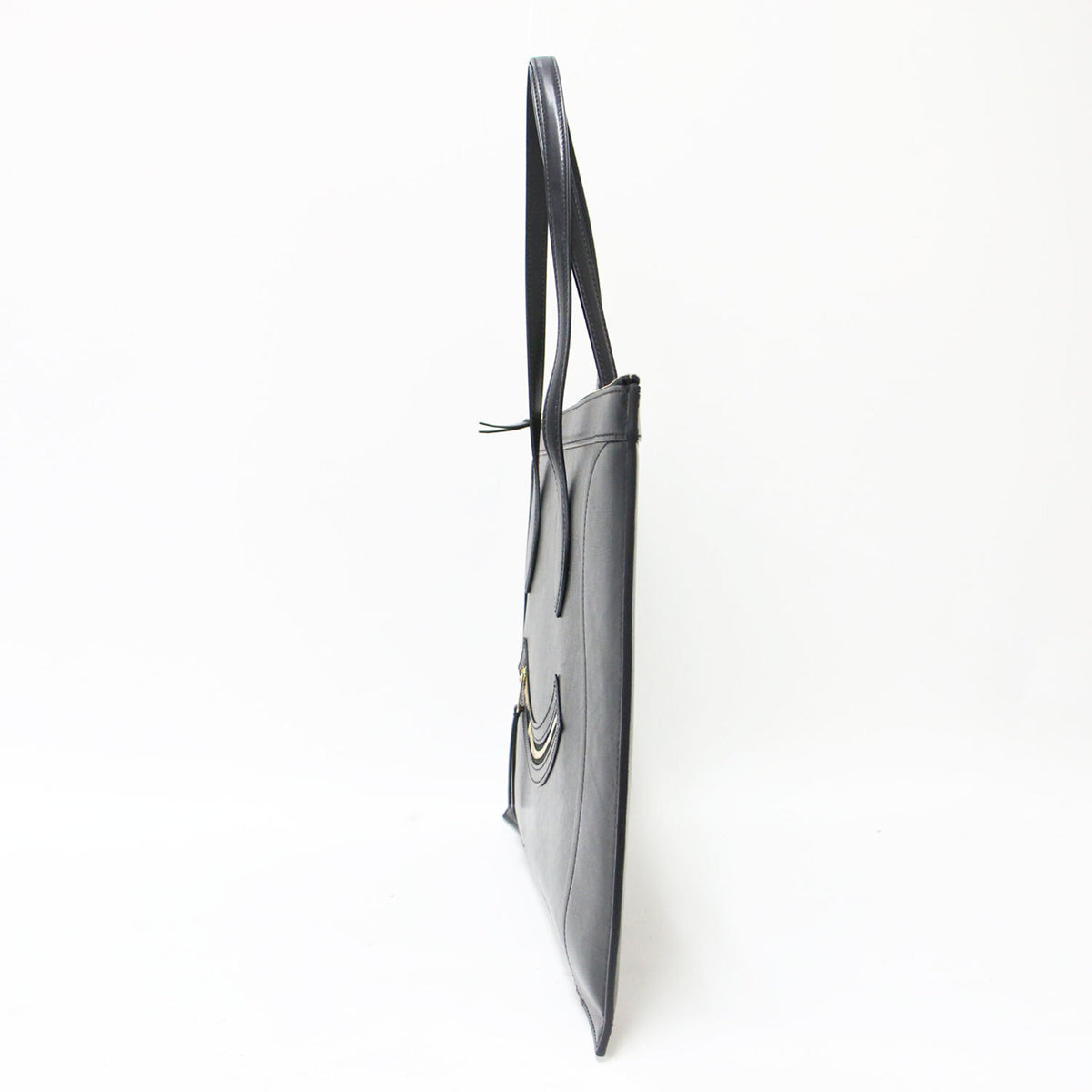 Celine Black Leather Handbag Tote Bag (Pre-Owned)