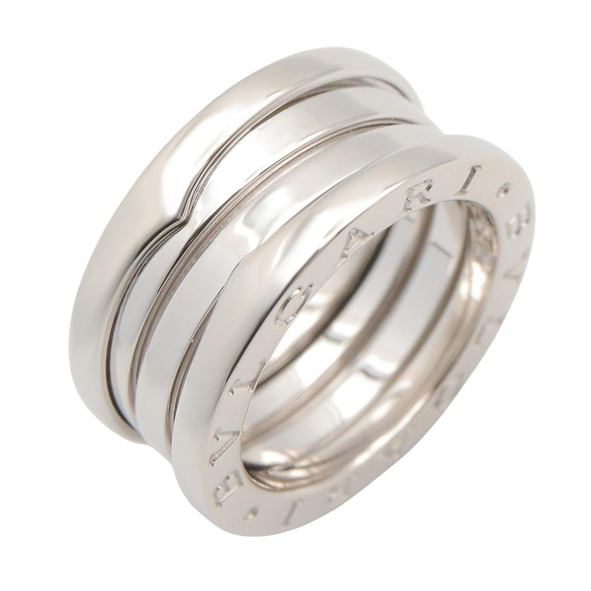 Bvlgari Silver White Gold (18K) Band Ring (Pre-Owned)