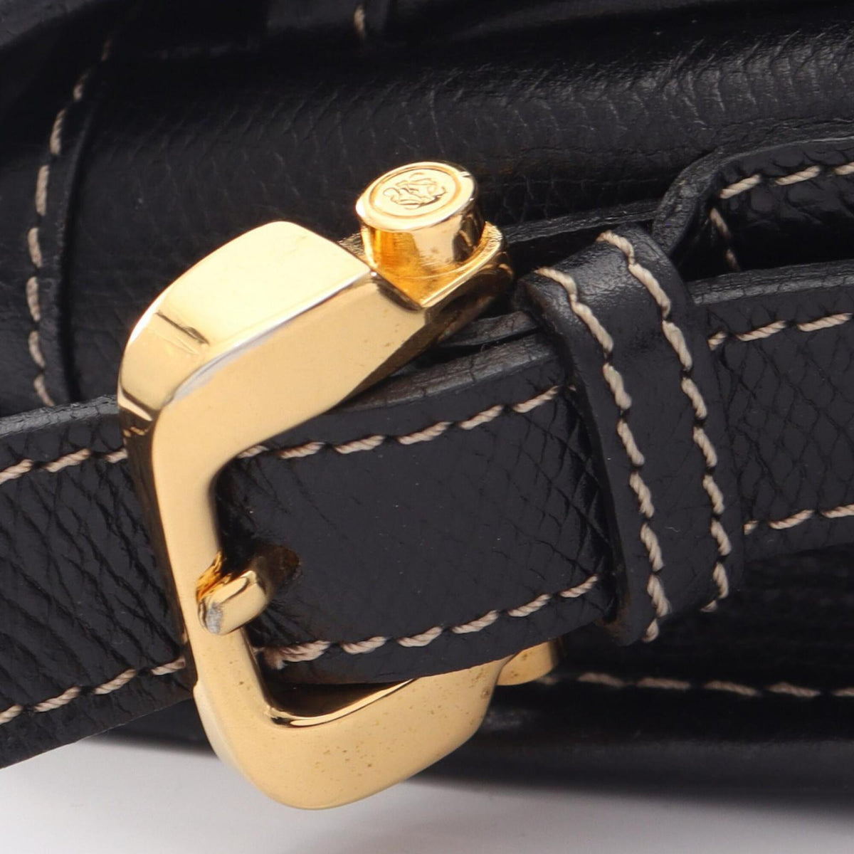 Loewe Black Leather Handbag Shoulder Bag (Pre-Owned)