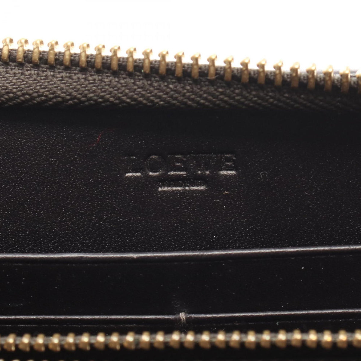 Loewe Brown Leather Long Wallet (Bi-Fold) (Pre-Owned)