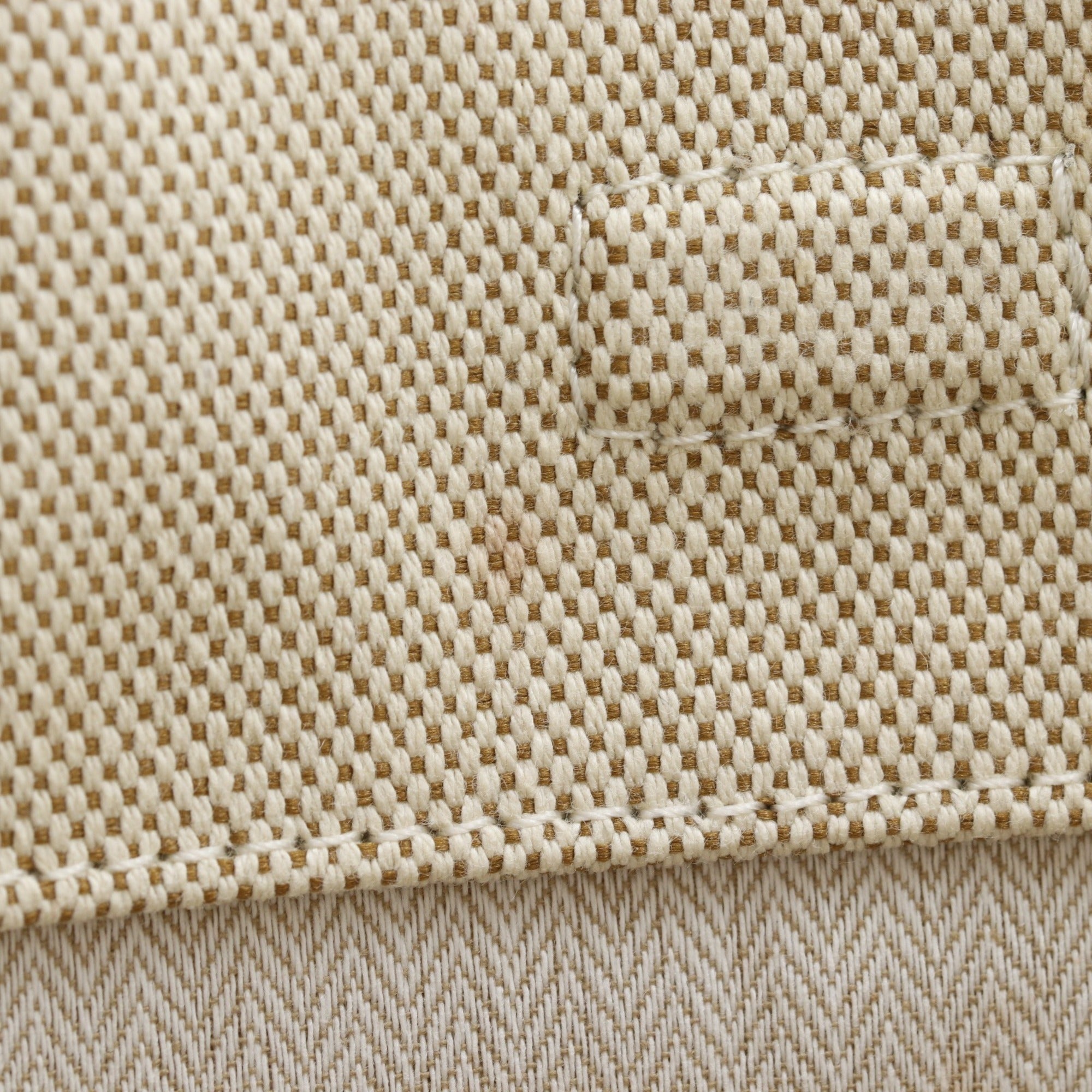 Tory Burch Beige Canvas Leather Tote Bag (Pre-Owned)