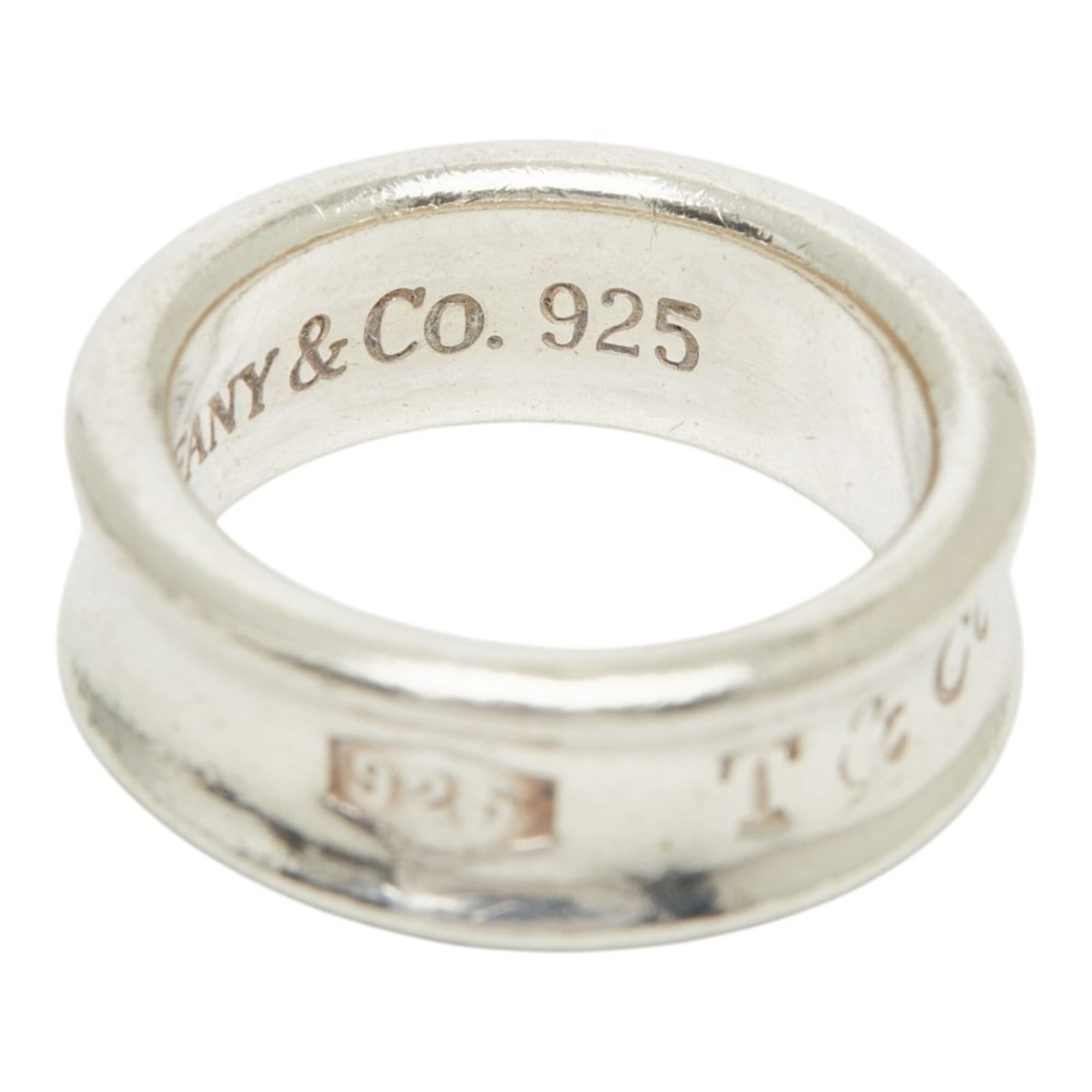 Tiffany Silver Silver 925 Band Ring (Pre-Owned)
