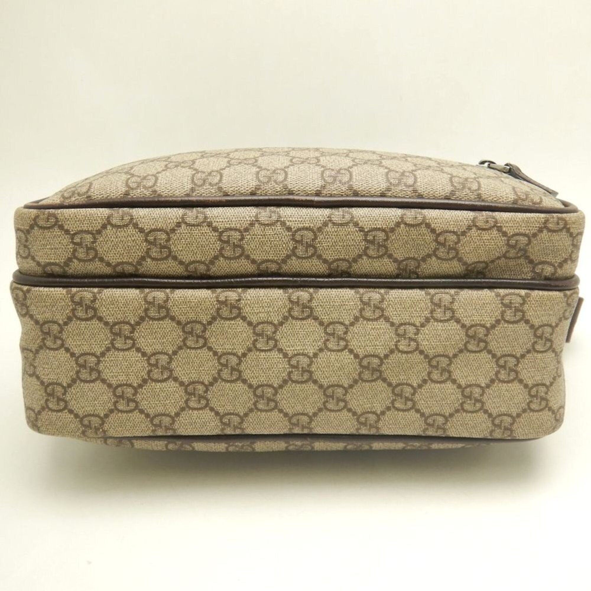 Gucci Brown Gg Supreme Shoulder Bag (Pre-Owned)