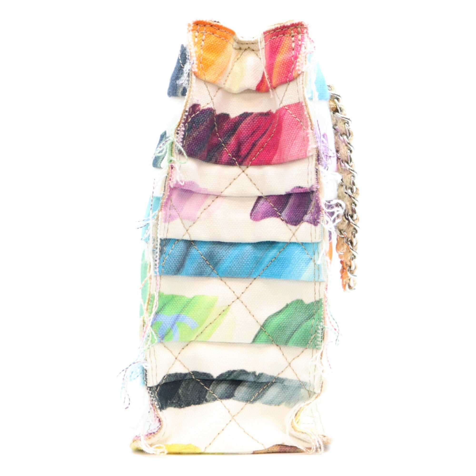 Chanel Multi-Color Canvas Tote Bag (Pre-Owned)