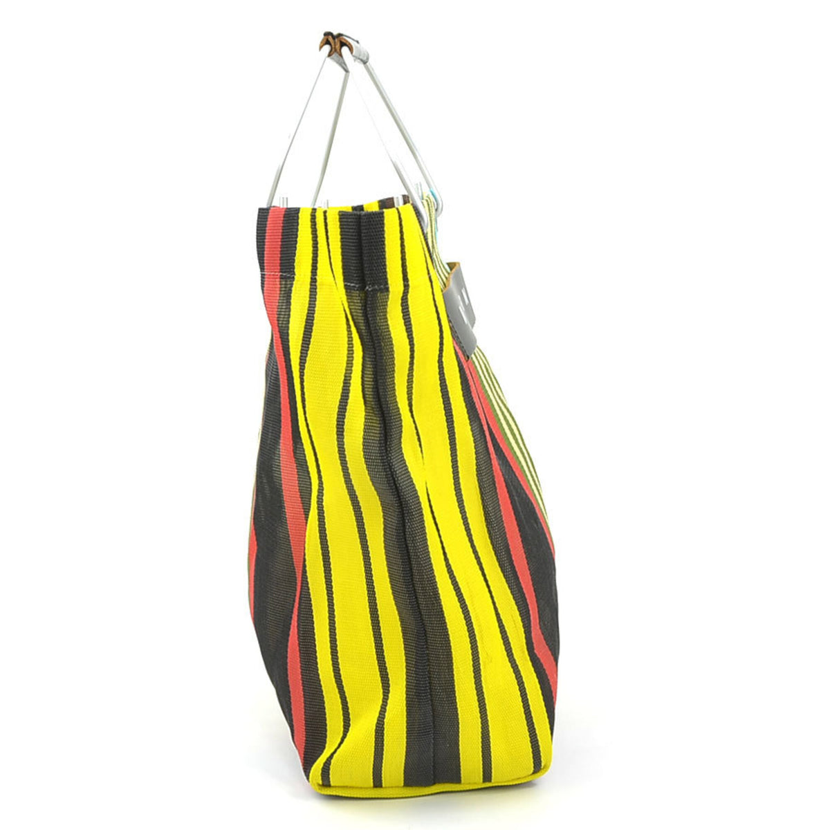 Marni Multi-Color Nylon Leather Aluminum Handbag (Pre-Owned)