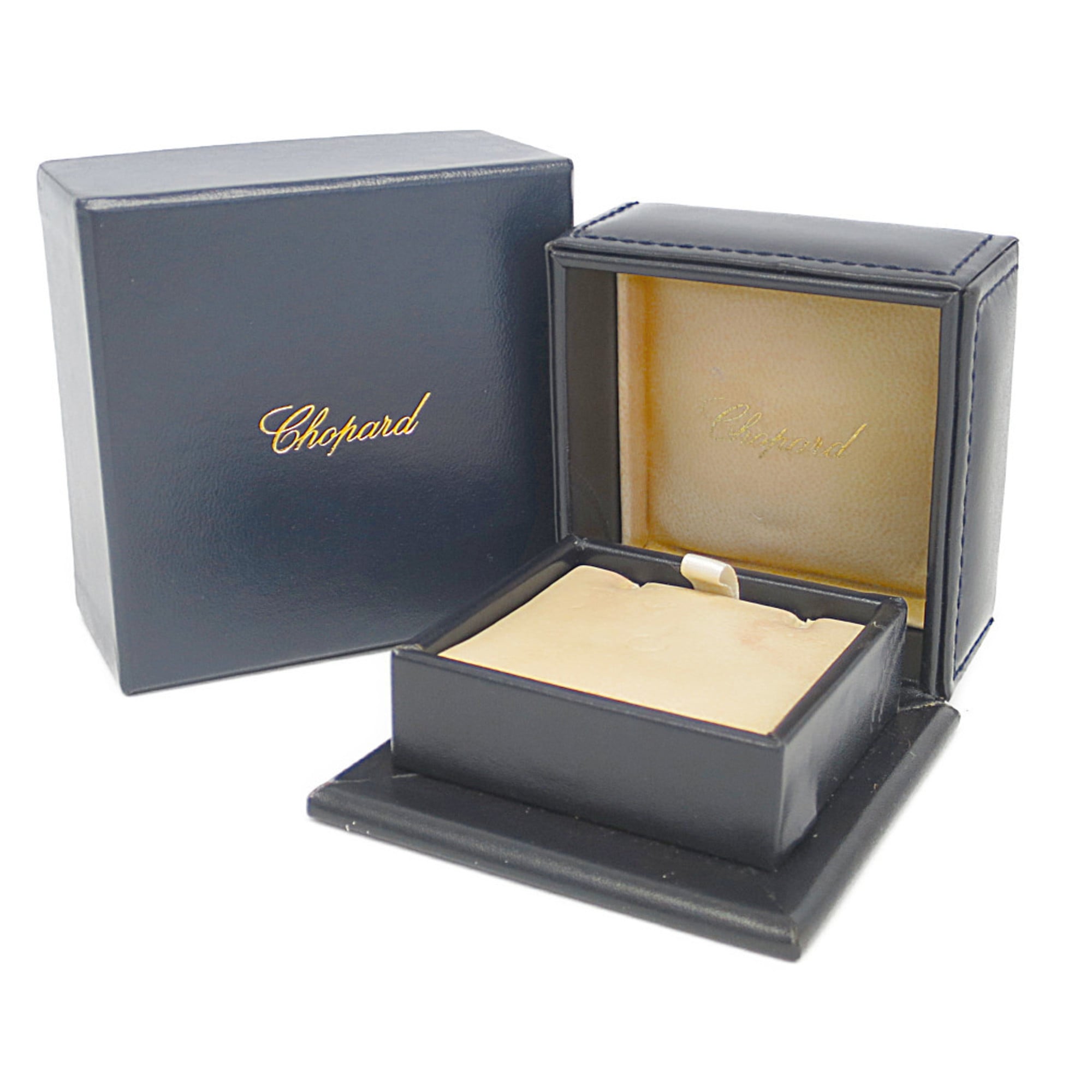 Chopard Happy Diamonds 5 Diamond Round Pendant 18K White Gold With Diamonds Silver White_Gold Necklace Jewelry (Pre-Owned)