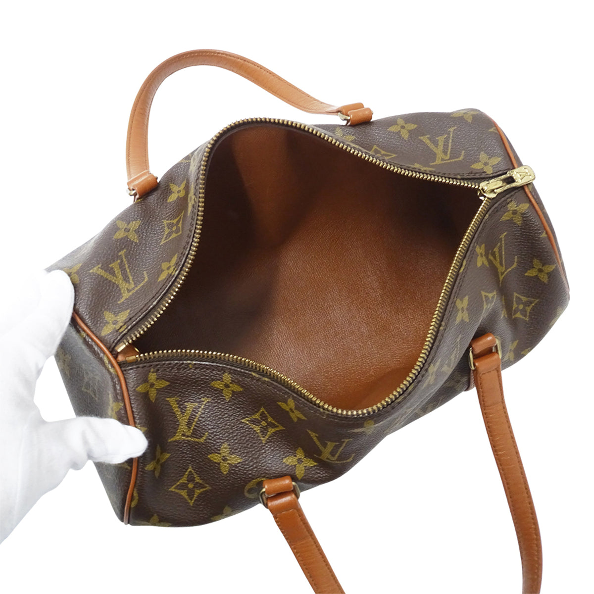 Louis Vuitton Brown Galle Monogram Monogram Handbag Pouch (Pre-Owned)