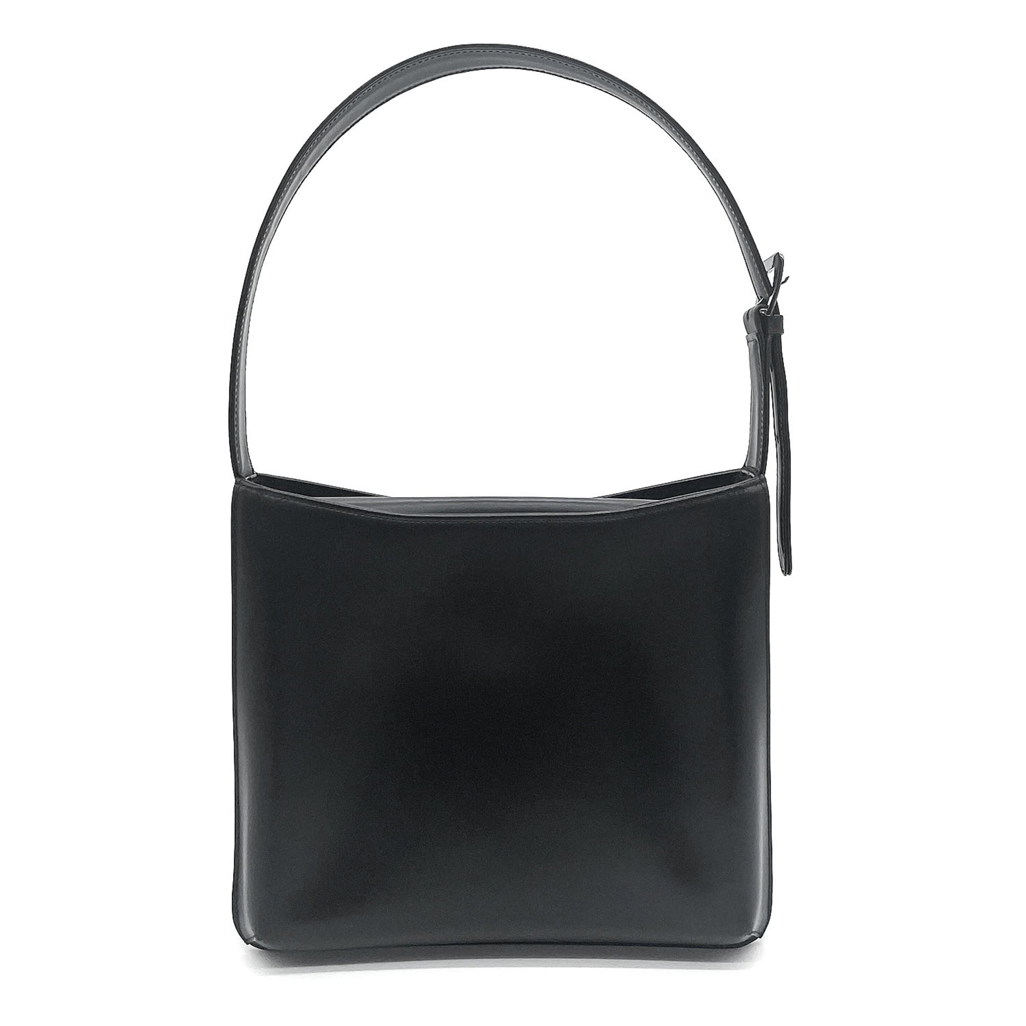 Givenchy Black Leather Handbag Shoulder Bag (Pre-Owned)