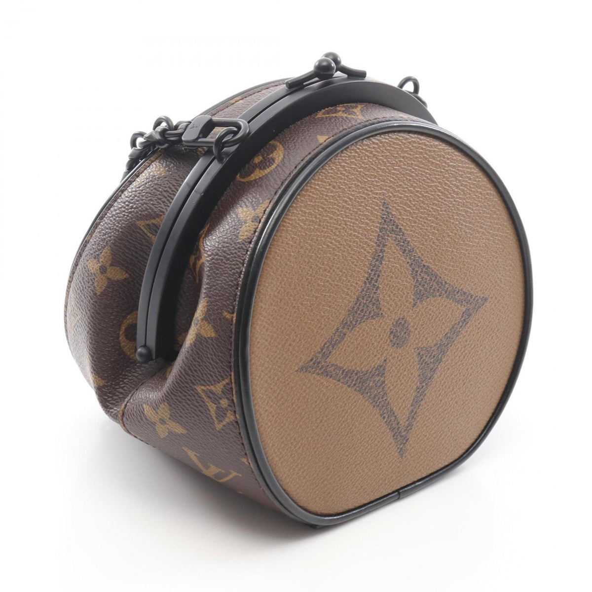 Louis Vuitton Brown Monogram Coated Canvas Handbag Shoulder Bag (Pre-Owned)