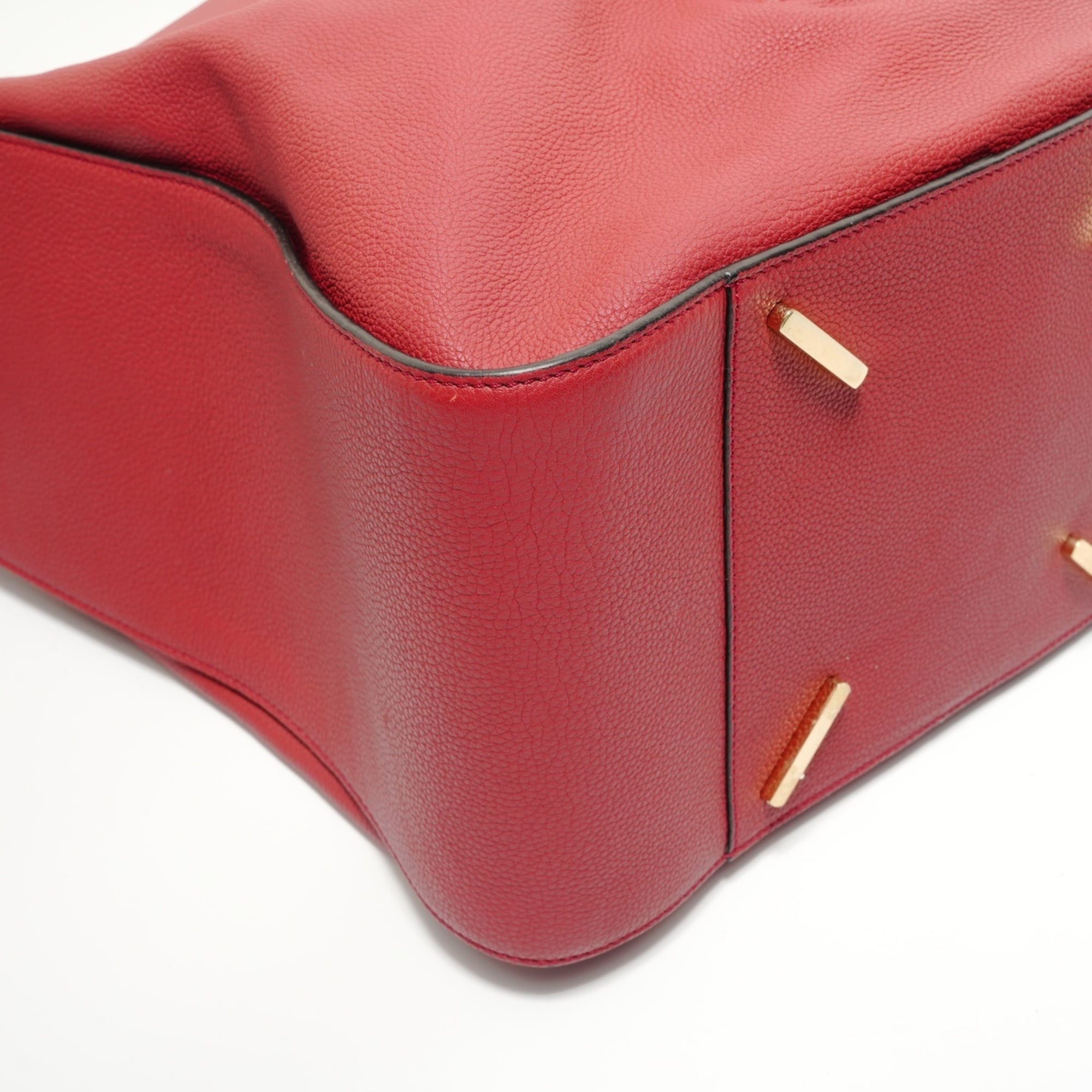 Loewe Hammock Red Color Leather Handbag (Pre-Owned)