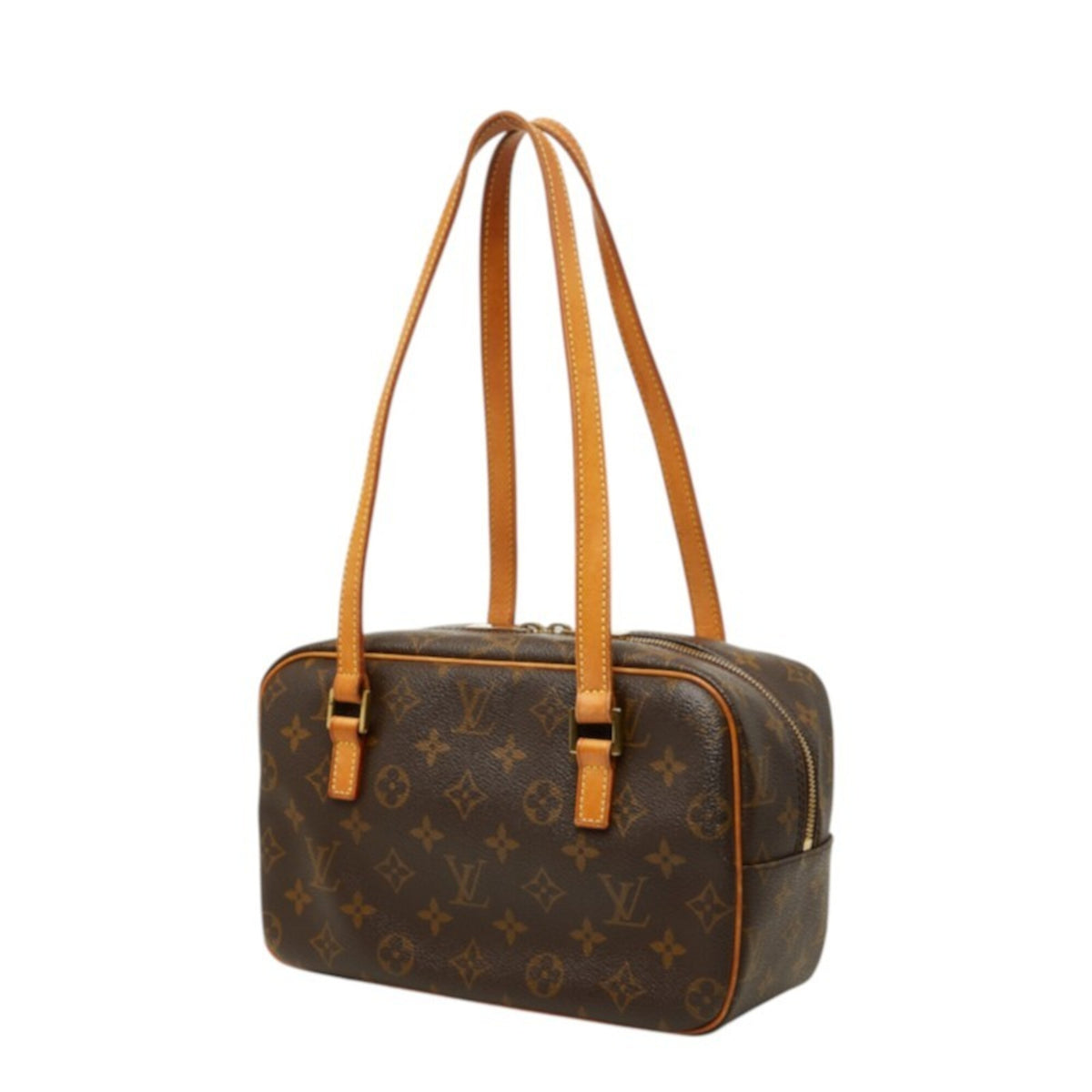 Louis Vuitton Brown Pvc Leather Handbag Shoulder Bag (Pre-Owned)