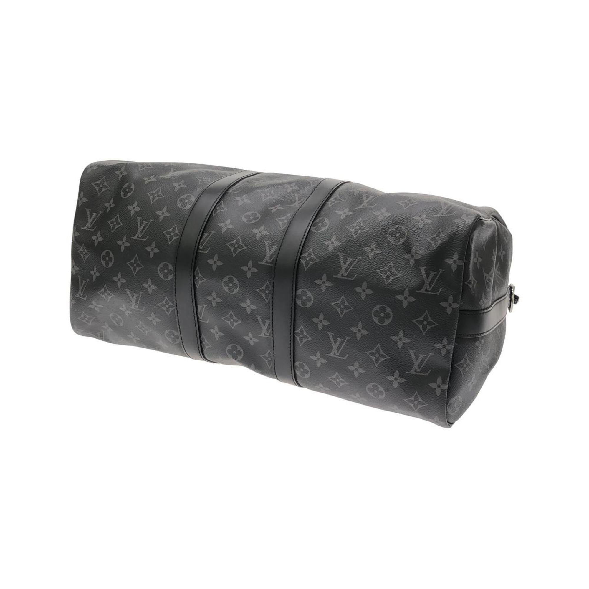 Louis Vuitton Black Monogram Eclipse Coated Canvas Boston Bag (Pre-Owned)